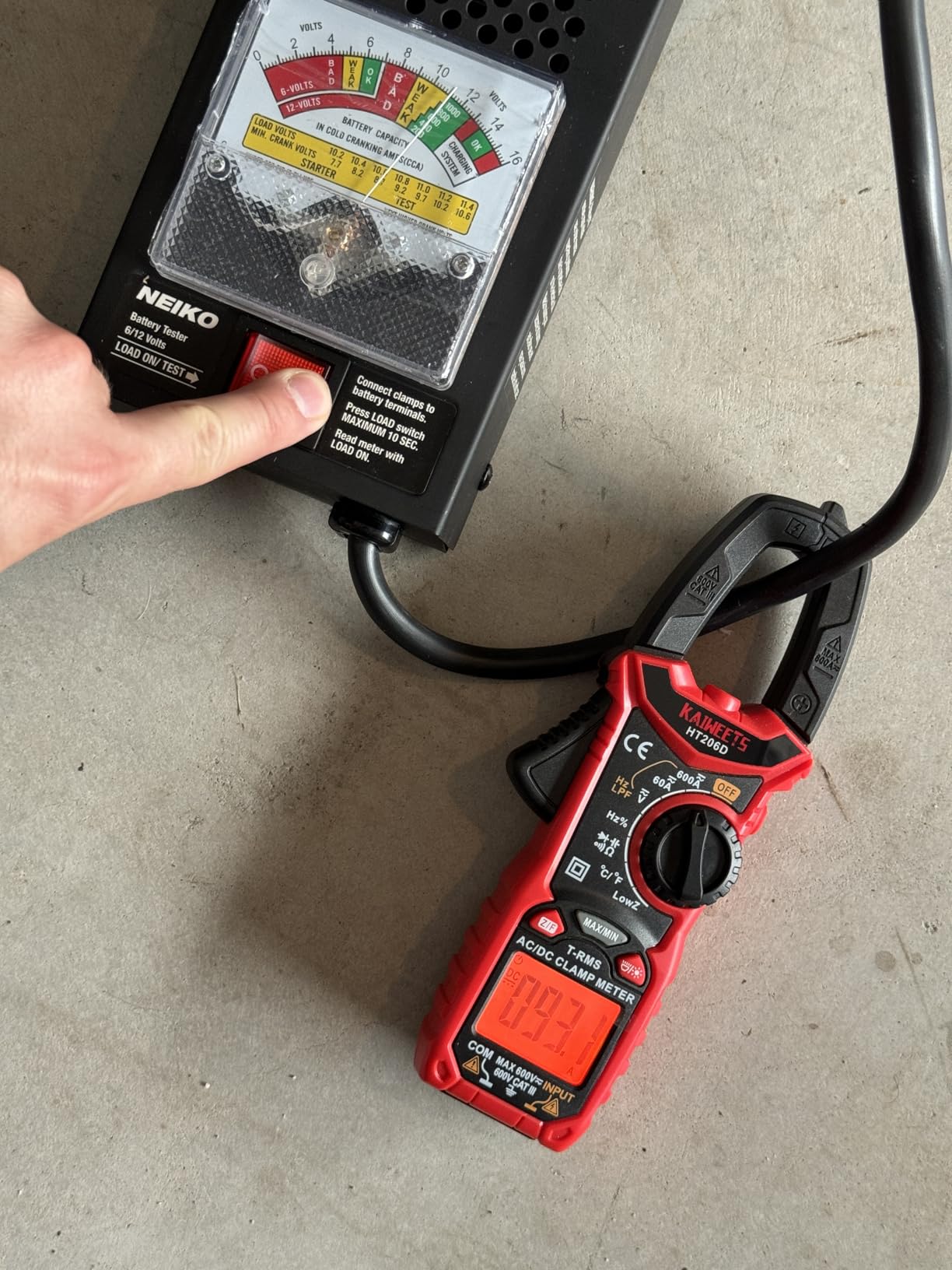 NEIKO 40510A Car Battery Tester | 100 AMP 6 and 12 Volt Automotive Load Checker | CCA Analyzer customer photo 2