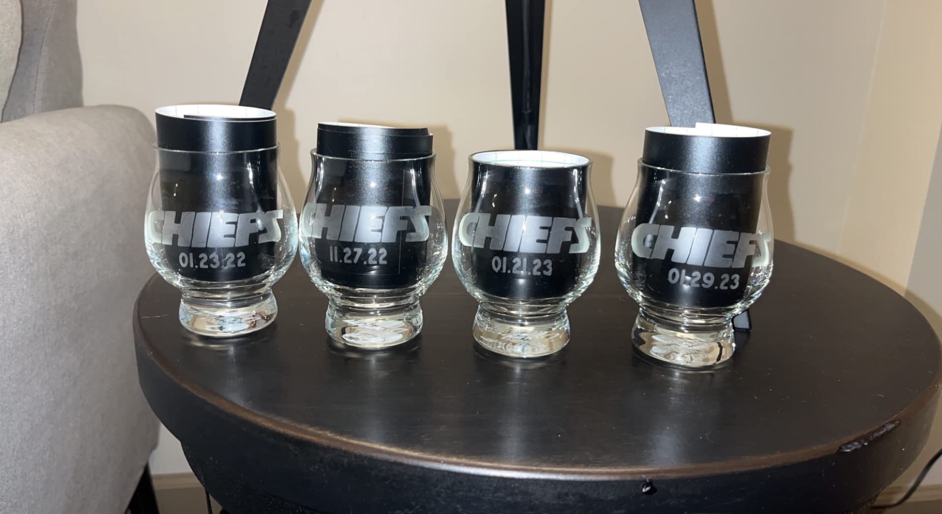 Libbey Signature Kentucky Bourbon Trail Whiskey Glasses Set of 4, Dishwasher Safe, Restaurant Quality Bourbon Tasting Glasses customer photo 1