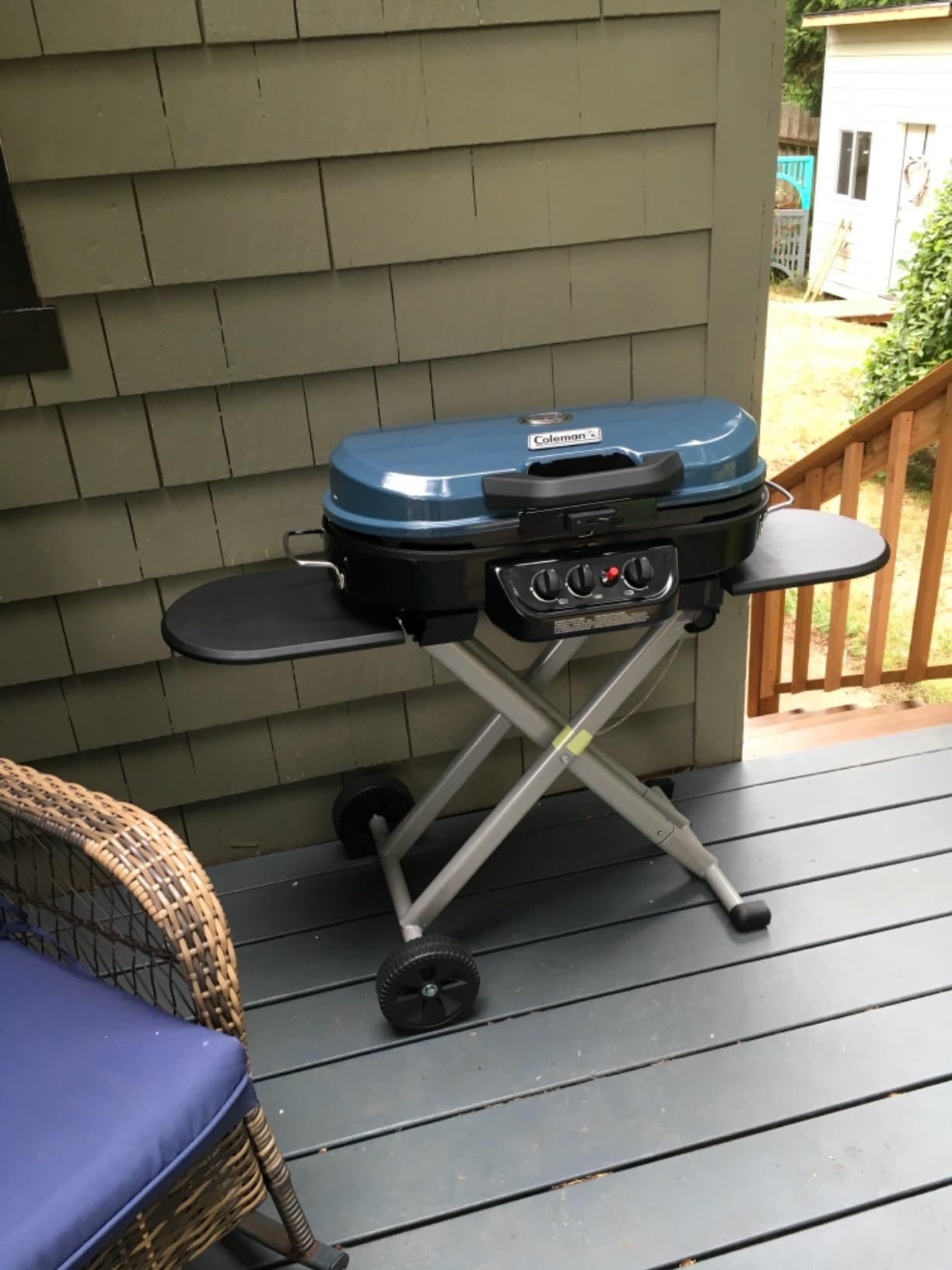 Coleman RoadTrip 285 Portable Propane Grill, 3 Burners, Red customer photo 2