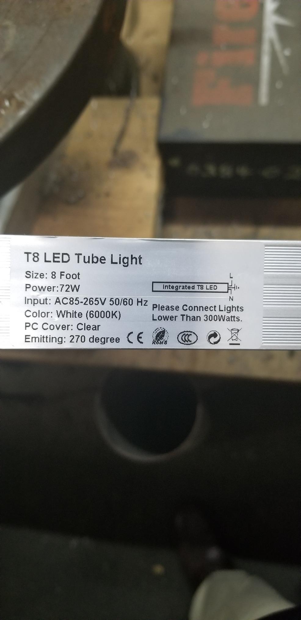 SHOPLED 8FT Led Shop Light 100W 15000LM 6500K Linkable Shop Light customer photo 2