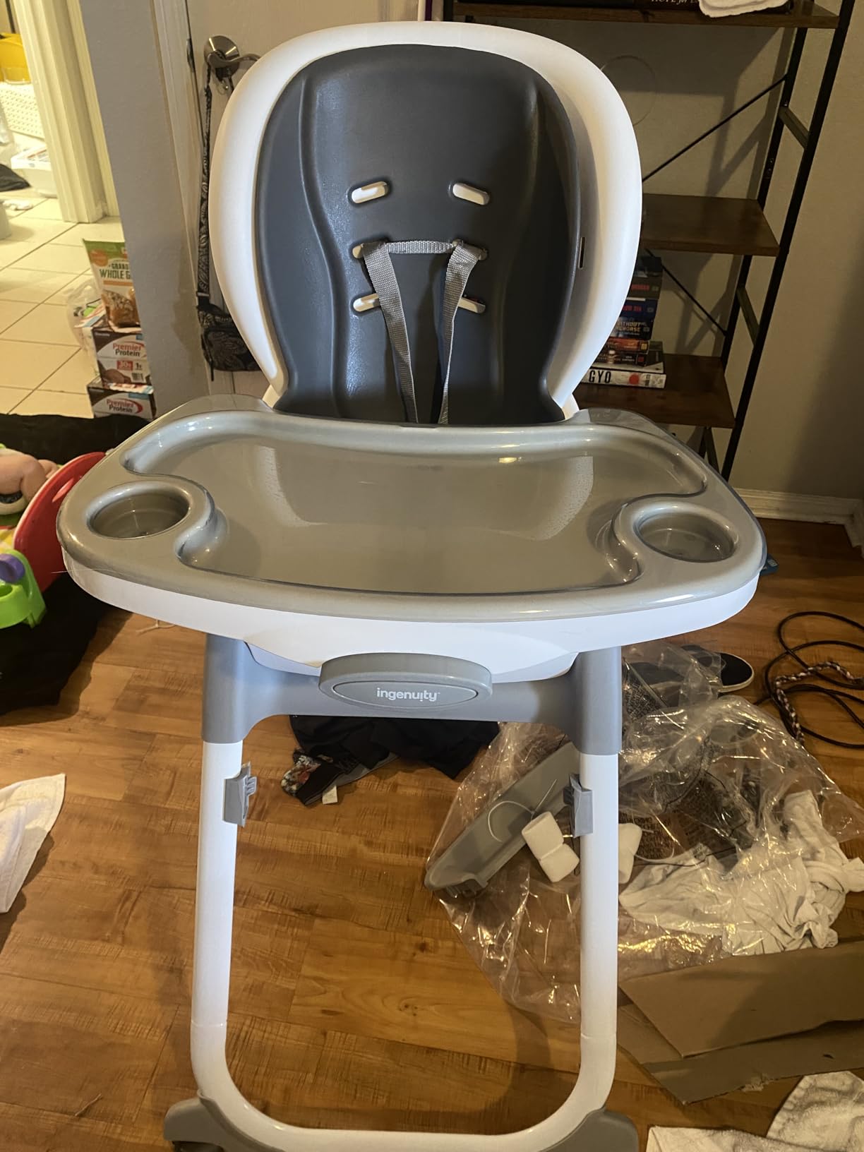 Ingenuity SmartClean Trio Elite 3-in-1 High Chair, Use 6 Months to 5 Years, Includes Dishwasher-Safe Tray, Convertible to Booster Seat & Toddler Chair customer photo 2