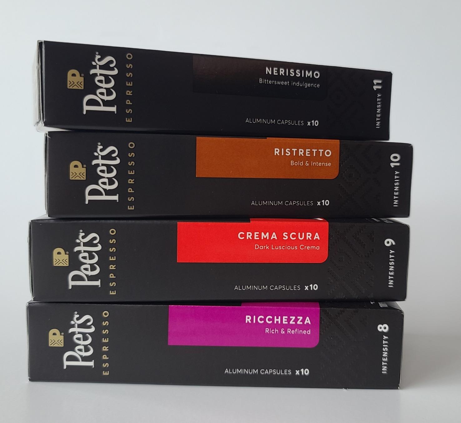 Peet's Coffee Espresso Capsules, Classic Variety Pack, 40 Count customer photo 1