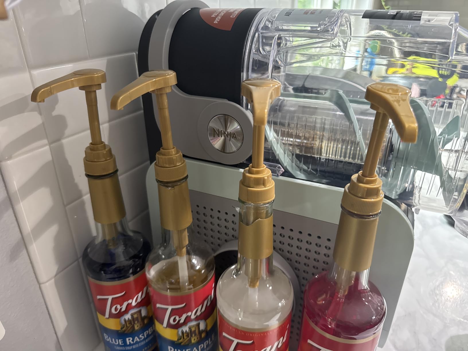 ALPENKOK 4 Pcs Coffee Syrup Pump, Compatible with Skinny, Torani, Davinci customer photo 1