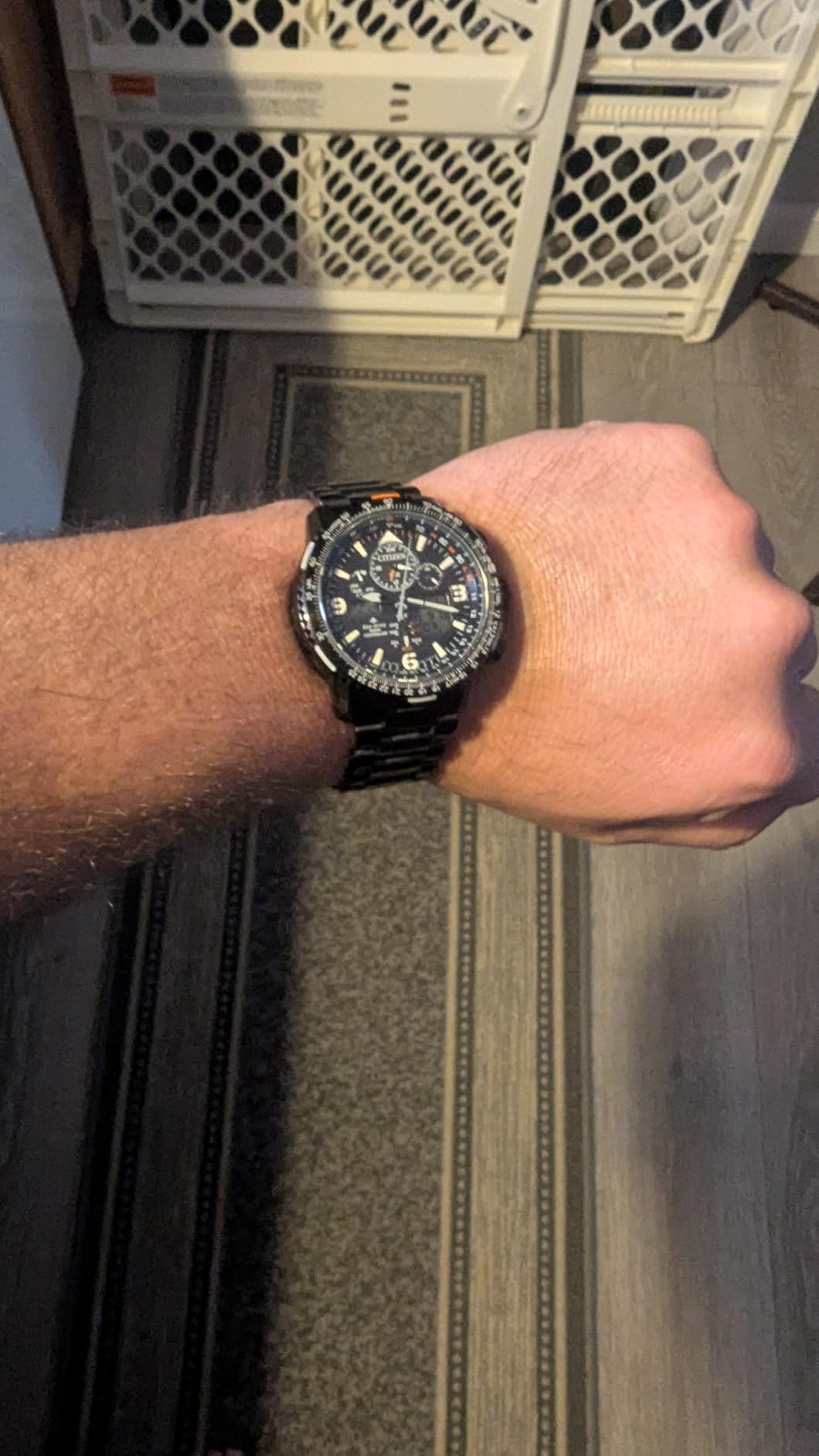 Citizen Men's Promaster Air Skyhawk Eco-Drive Pilot Watch, Atomic Timkeeping customer photo 2
