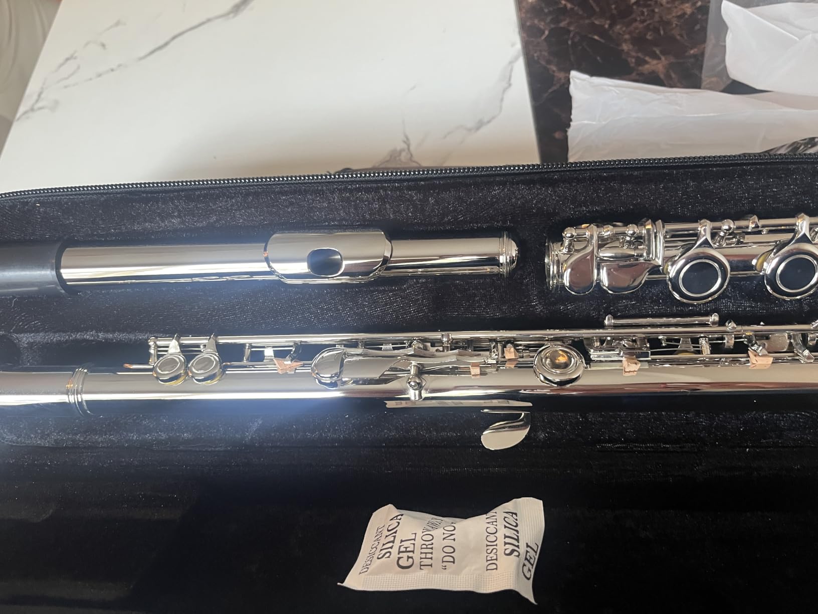 Eastar 16-Key Closed Hole C Flute Kids Beginner, Nickel Full Kit, EFL-1 customer photo 1