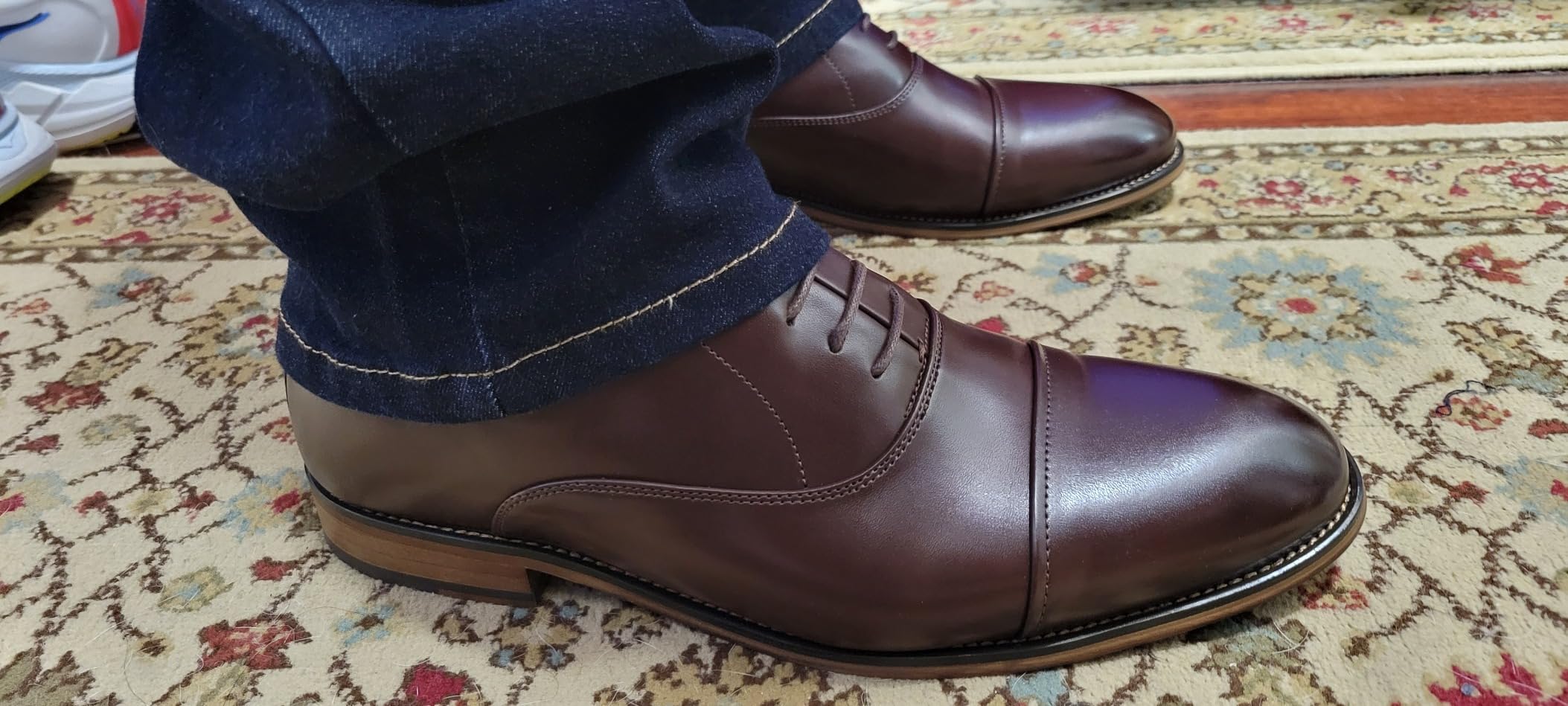 Bruno Marc Men's Cap-Toe Formal Dress Shoes customer photo 1