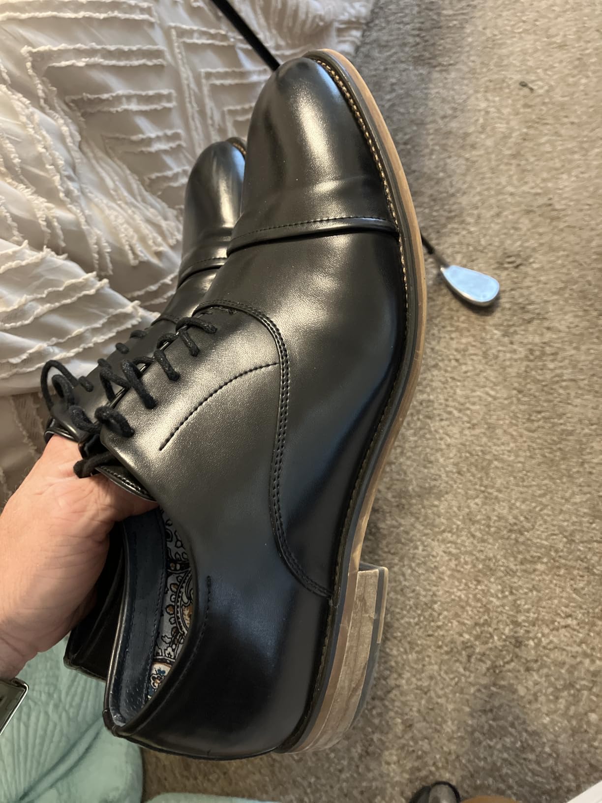 Bruno Marc Men's Cap-Toe Formal Dress Shoes customer photo 2