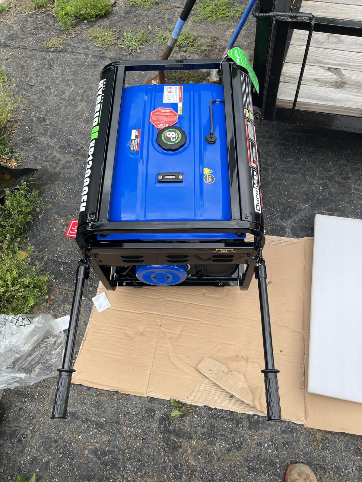 DuroMax XP13000EH 13,000-Watt Dual Fuel Portable Generator - Gas & Propane, Electric Start, Whole Home Backup Power, Transfer Switch Ready, RV & Emergency Ready customer photo 2