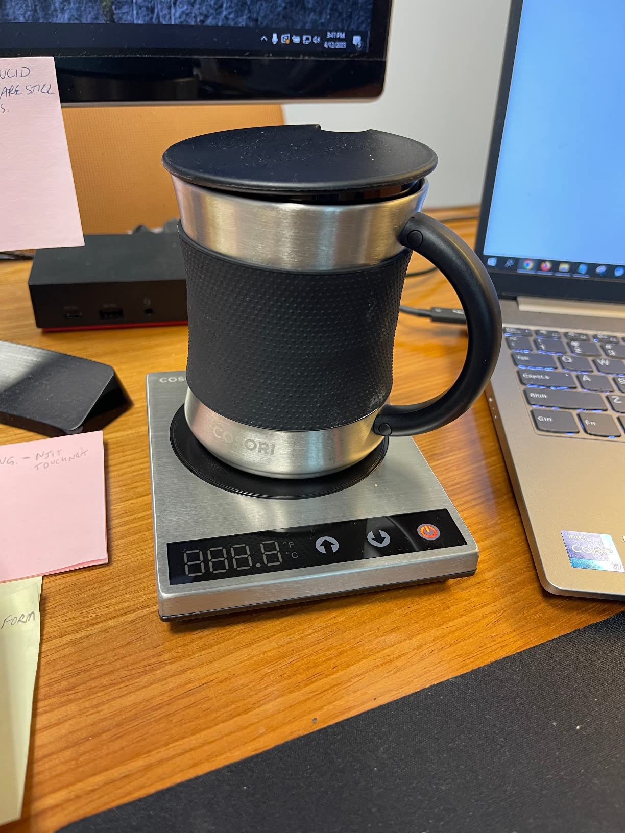 Cosori Coffee Mug Warmer & Mug Set, 1°F Precise Temperature Control customer photo 2