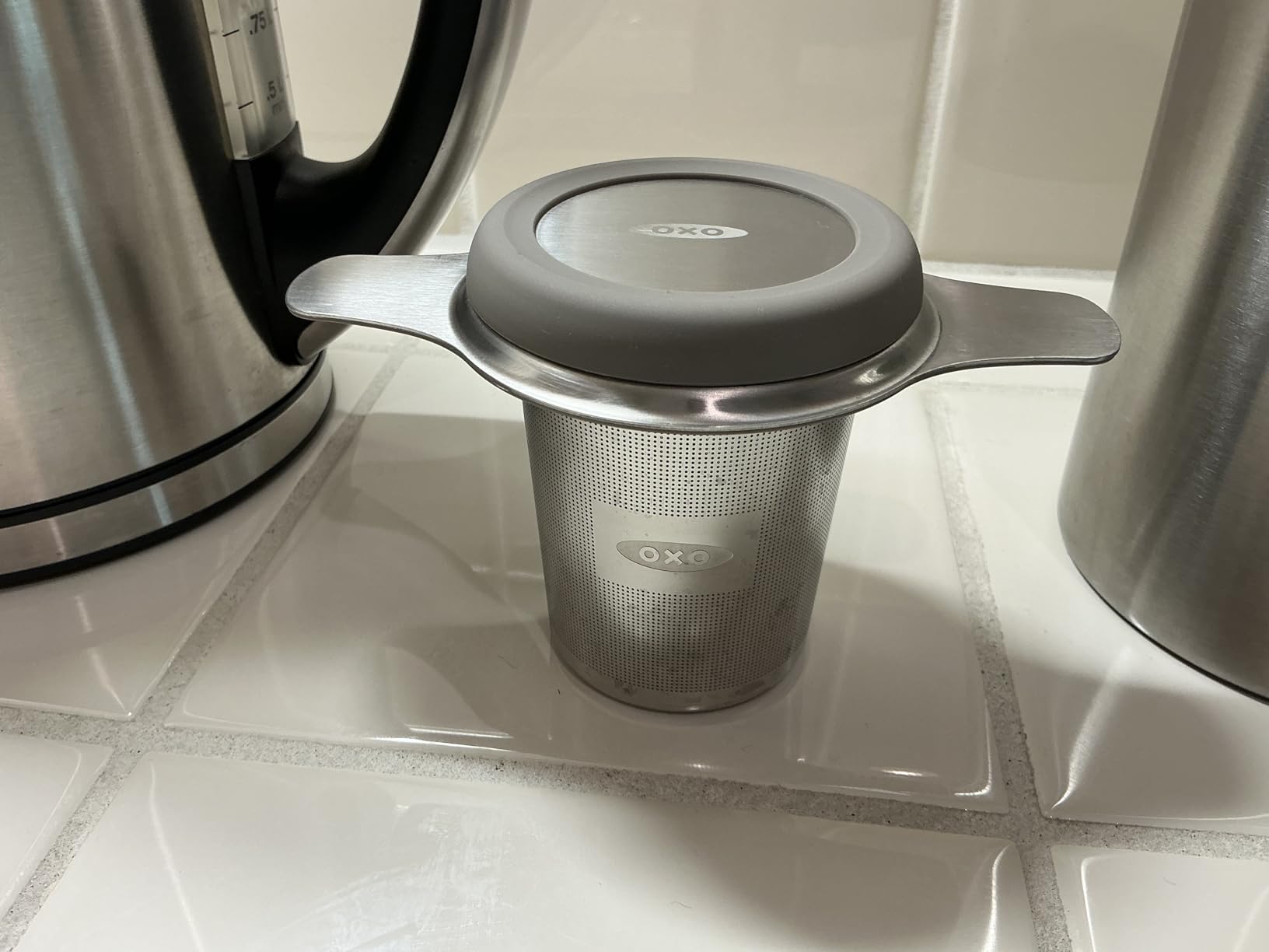 OXO Brew Tea Strainer Basket - Fine Mesh, Stainless Steel | For Loose Leaf Tea, Fits Mugs And Teapots, Stainless Steel, Dishwasher Safe, Tea Accessories customer photo 1