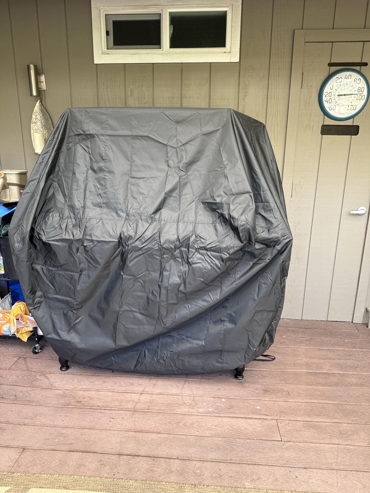 ATV Cover with Buckle Waterproof, 420D Heavy Duty Ripstop Protects 4 Wheeler from Snow Rain Sun, Outdoor Storage Quad Cover for Polaris Sportsman Yamaha Honda Kawasaki 102'' x44'' x 48'' customer photo 2