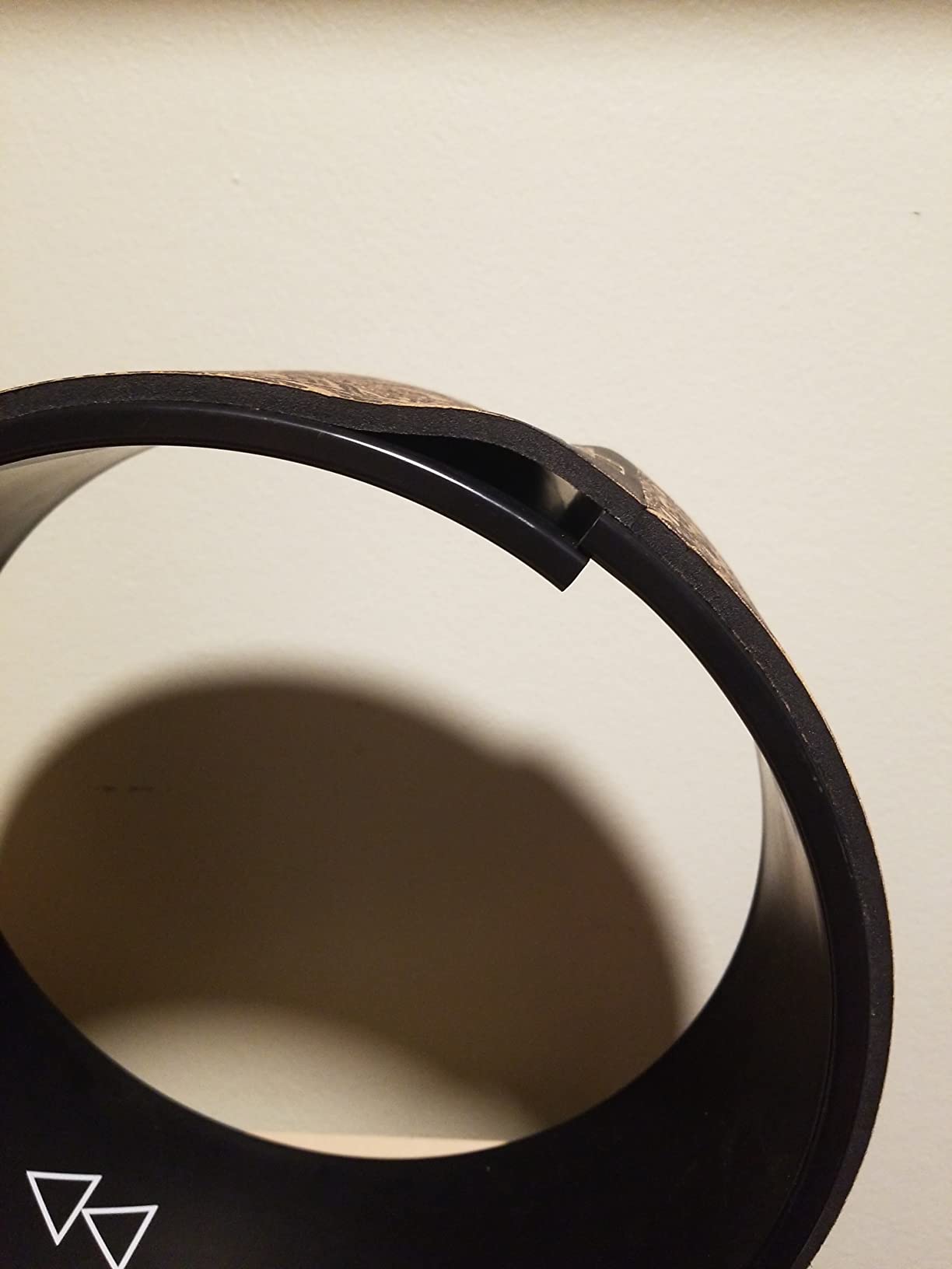 YOGA DESIGN LAB | THE YOGA WHEEL | Eco Printed, Extra Strength, Padded, Dharma Exercise Wheel | Designed in Bali | Enhance Your Postures and Stretch Deeper (Mandala Black,) customer photo 2