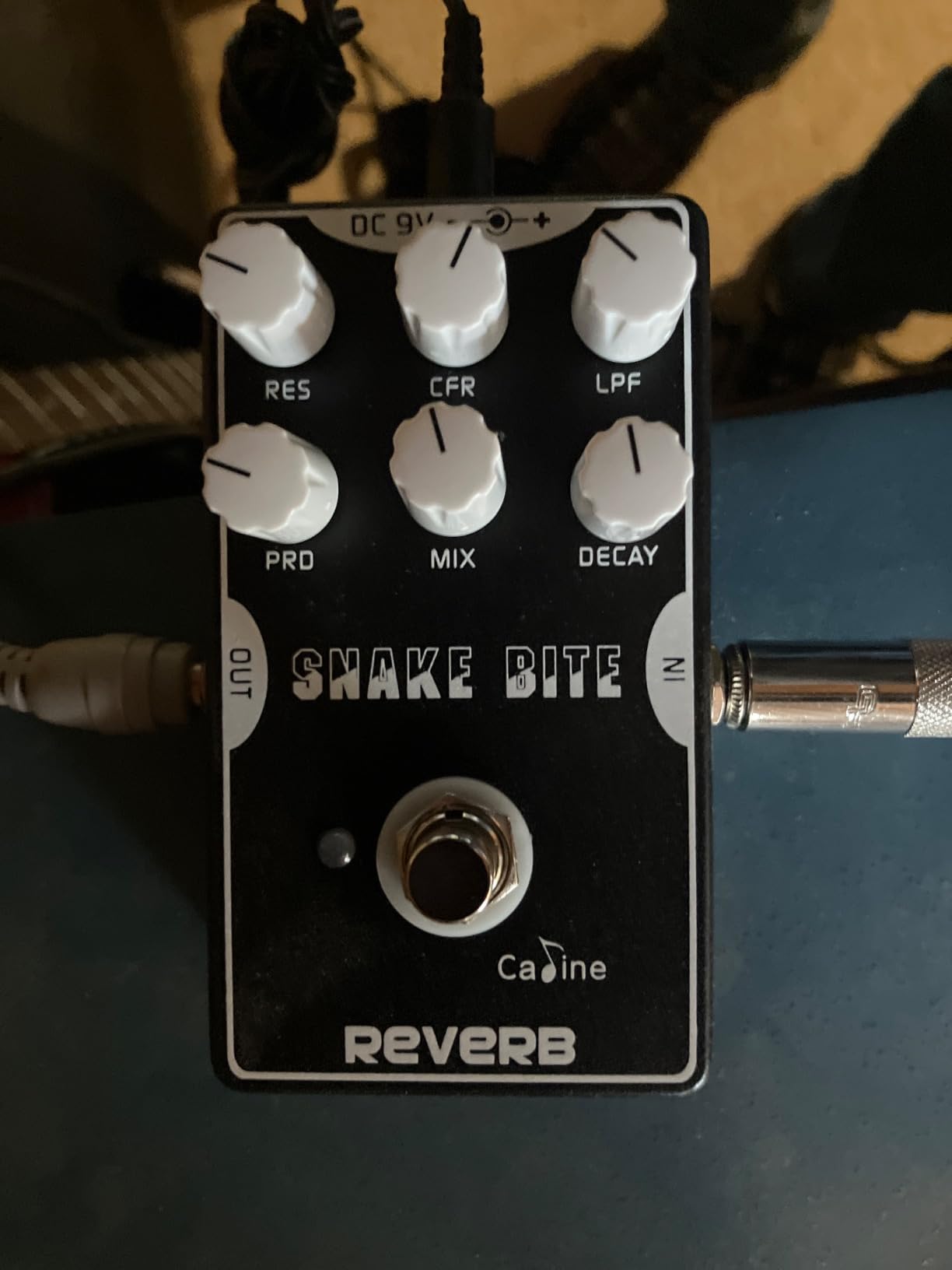 Caline CP-26 Snake Bite Digital Reverb Guitar Pedal, Hall Reverb Effect, True Bypass, Durable Aluminum Alloy Housing for Electric Guitar customer photo 1