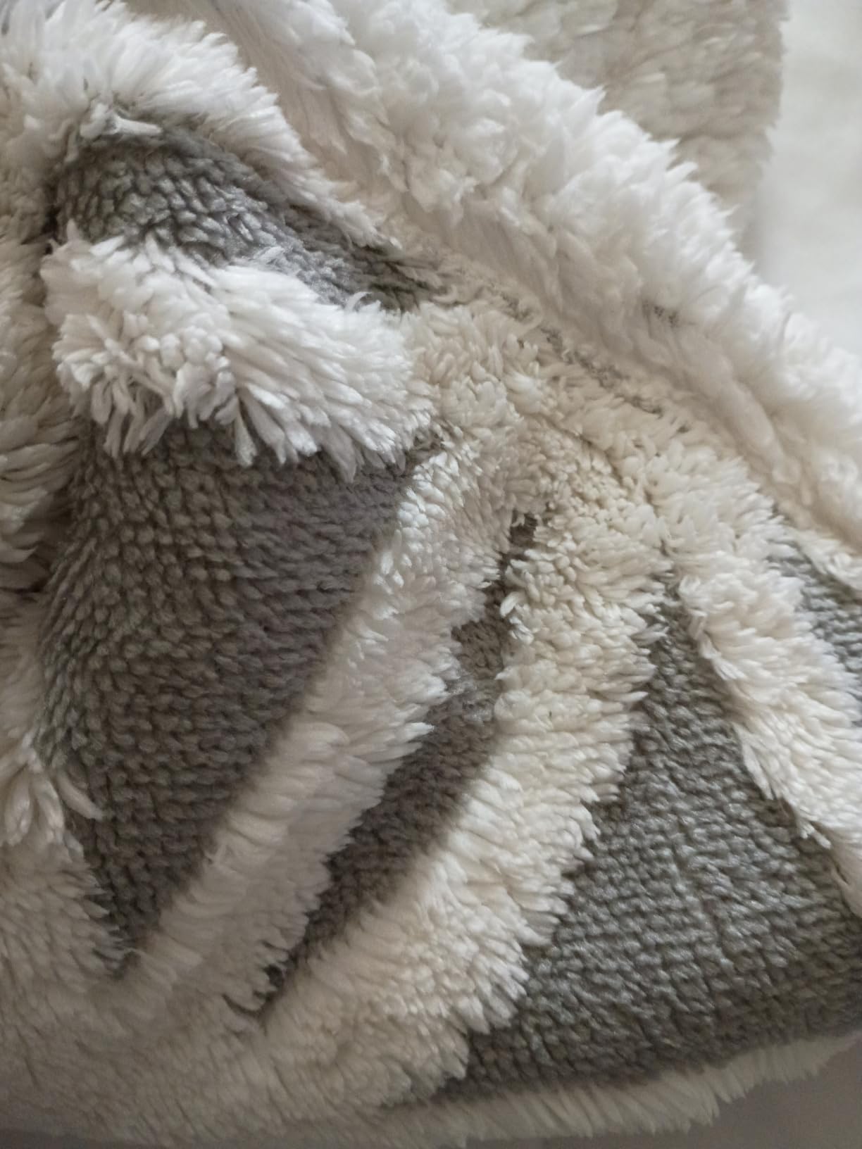 LOMAO Sherpa Fleece Blanket Gifts for Mom Dad Cozy Soft Throw Blanket for Women Men Birthday Gifts Dual Sided Couch Sofa Bed Blanket (Grey,51x63) customer photo 1