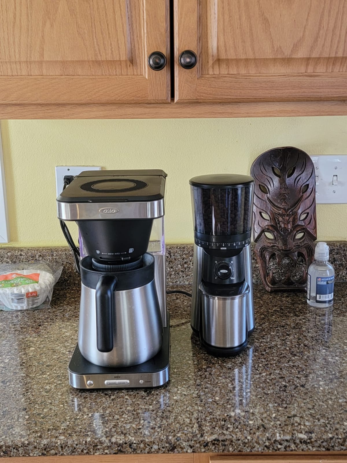 OXO Brew 8-Cup Coffee Maker - Single-Serve, Thermal Carafe, Stainless Steel | SCA Certified Home Brewer, Precise Temperature Control, Rainmaker Shower Head, Brew any amount of coffee from 10 oz to 40 oz customer photo 1
