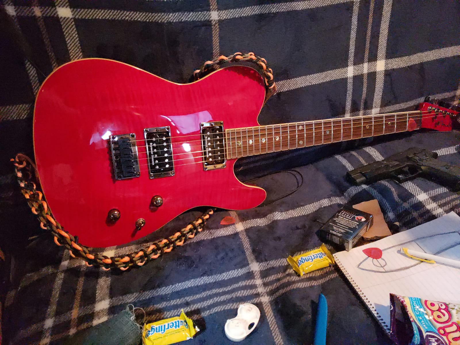 Fender Custom Telecaster FMT HH Electric Guitar, Features Seymour Duncan '59/Pearly Gates Humbuckers with Coil Tap, with 2-Year Warranty, Black Cherry Burst customer photo 1