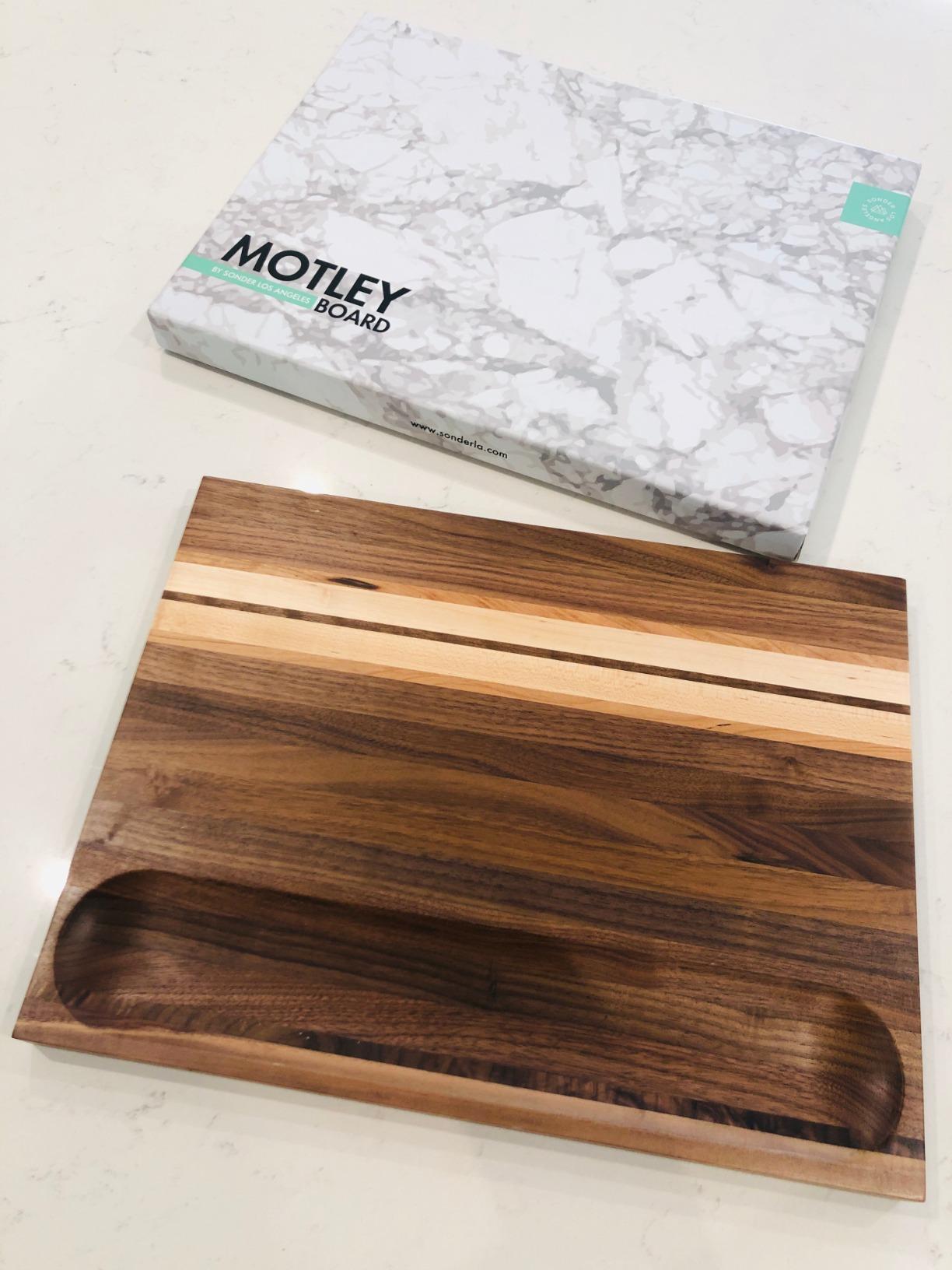 Sonder Los Angeles Motley Cutting Board, Walnut Cherry Maple, 17x13x1.1 in customer photo 2