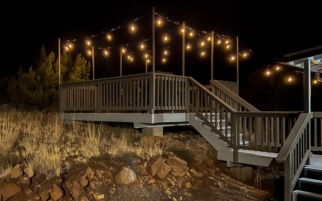 Outdoor String Light Hanging Kit Includ 164 FT Nylon Rope Cable customer photo 1