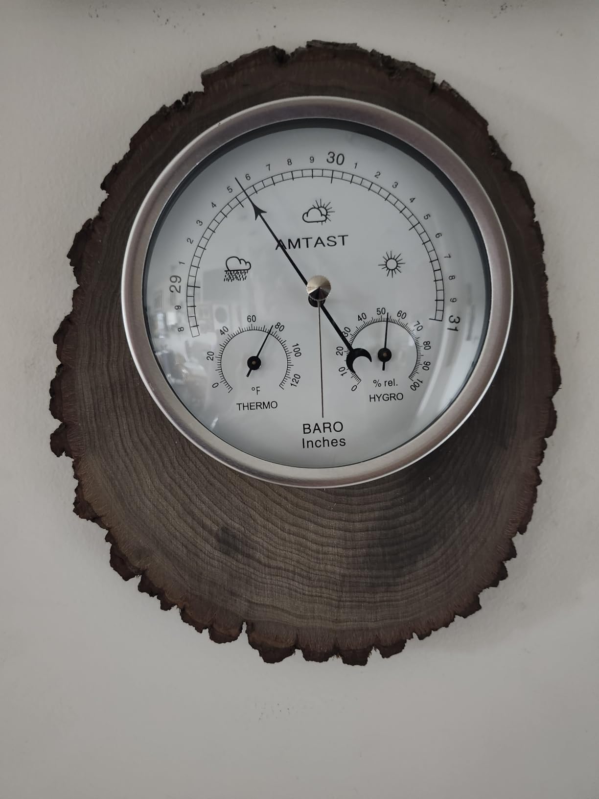 3-in-1 Imperial Weather Station 5.2'' Dial Mechanical Barometer customer photo 1