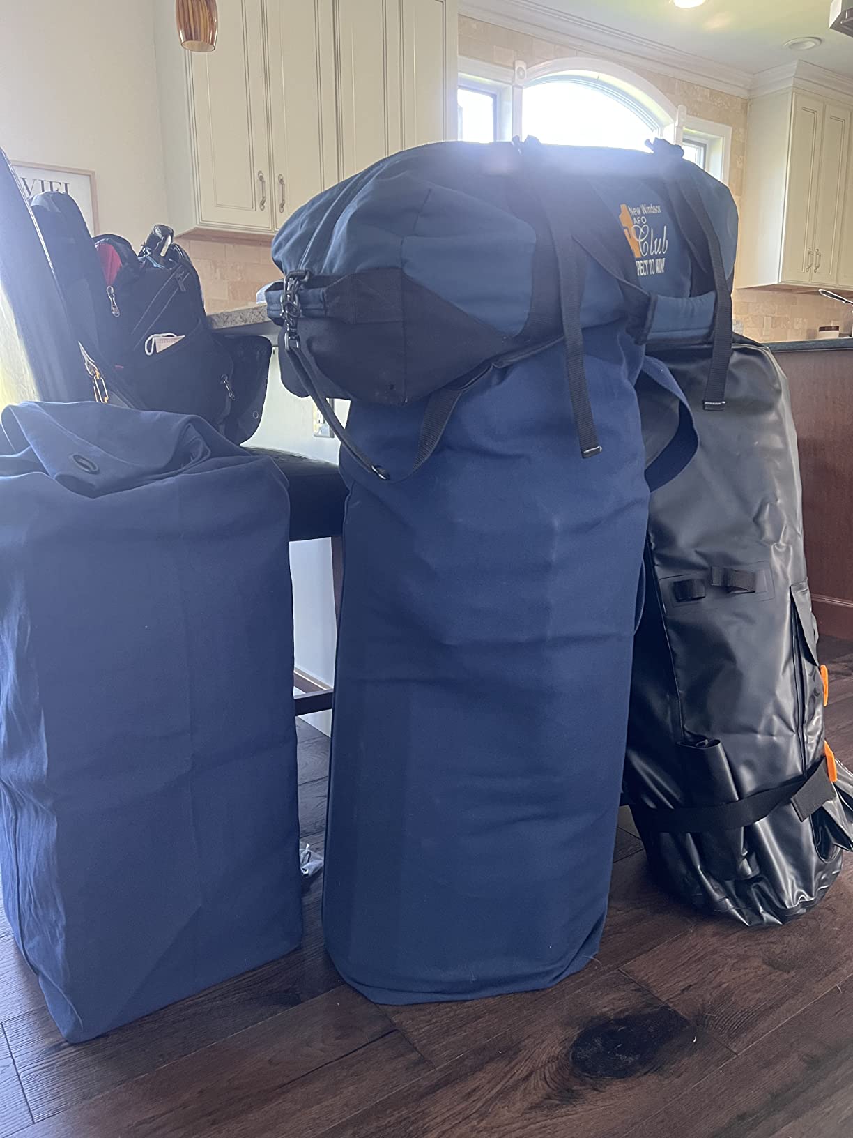 Heavyweight Top Load Canvas Duffle Bag customer photo 1