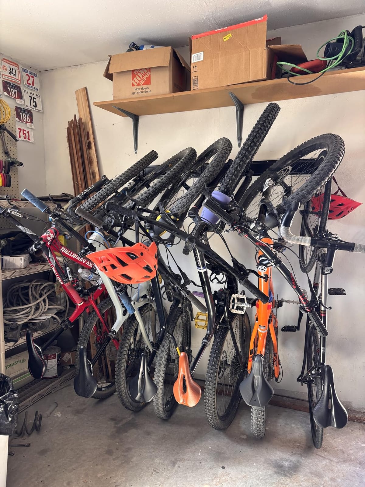 Ultrawall Stainless Steel Bike Storage Rack, Wall Mount 6 Bike Hanger customer photo 2