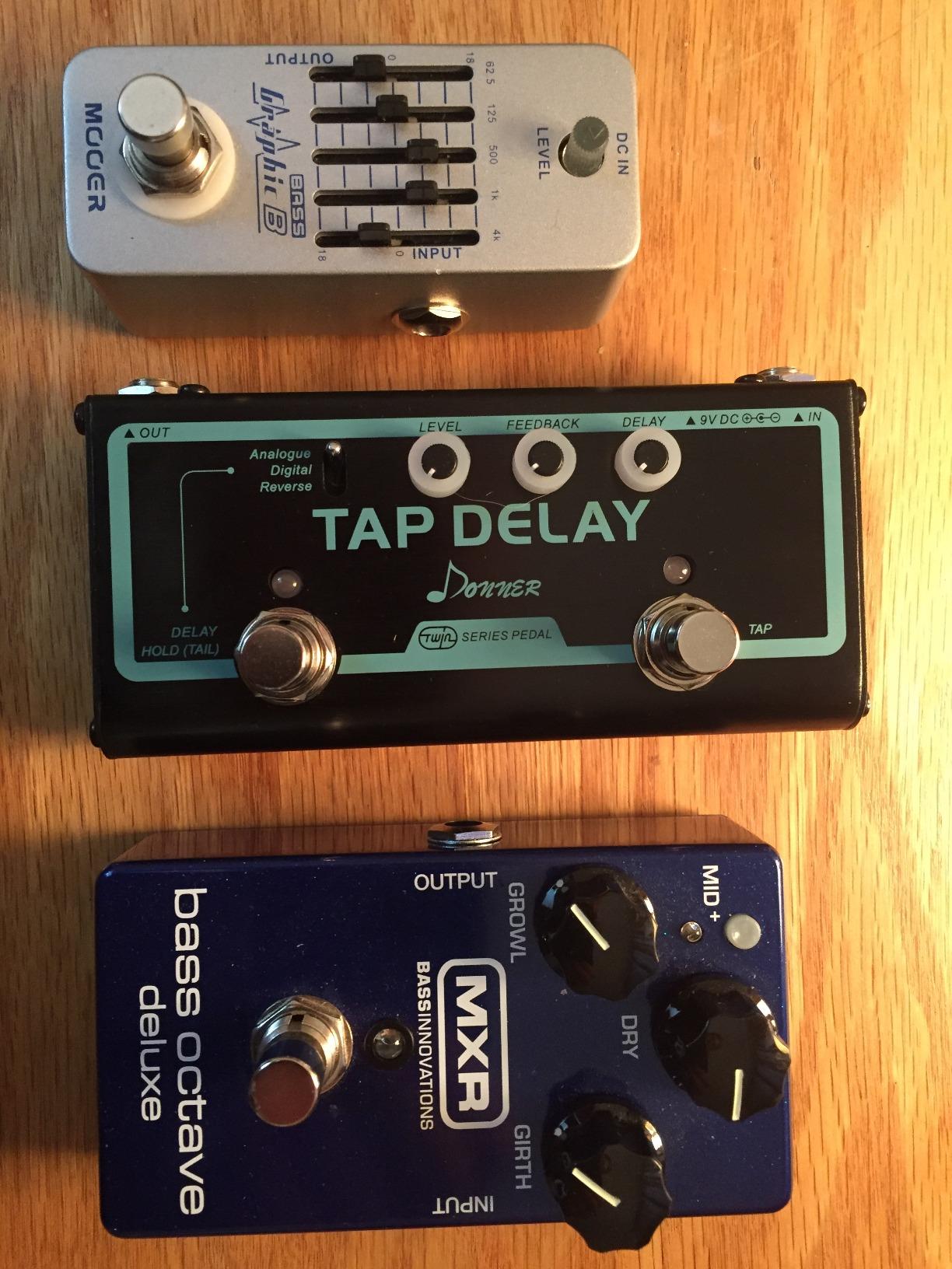 Donner Tap Delay Guitar Effect Pedal, 3 Delay Modes Digital Reverse Analogue with Tap Tempo Control customer photo 2