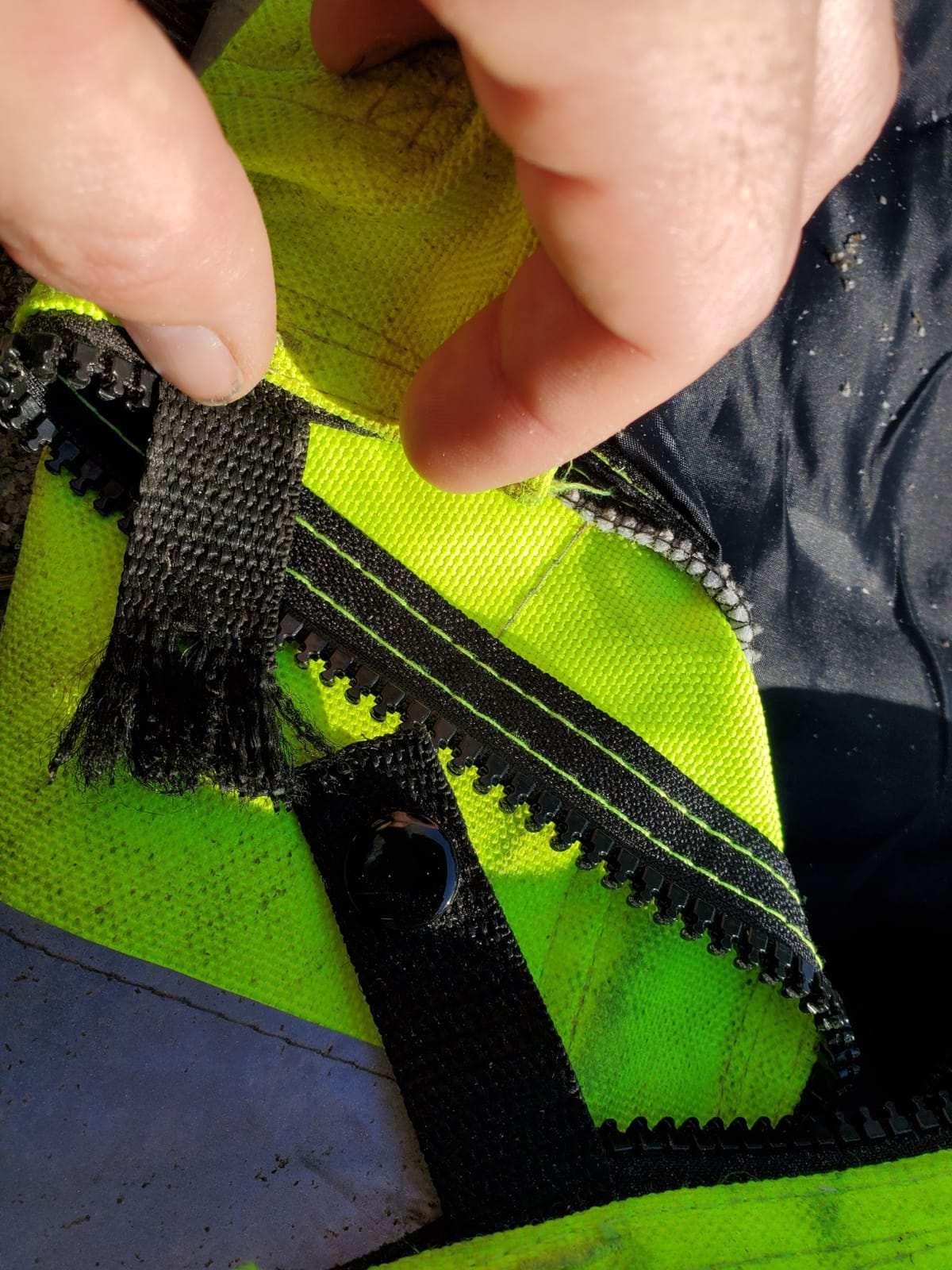FORESTER EZ-Zip Wrap Around Chainsaw Chaps - 360 Degree Below The Knee Protection - Adjustable Belt Chain Saw Chaps for Men or Women - Full Wrap Zipper Chainsaw Pants (37in, Safety Green) customer photo 1