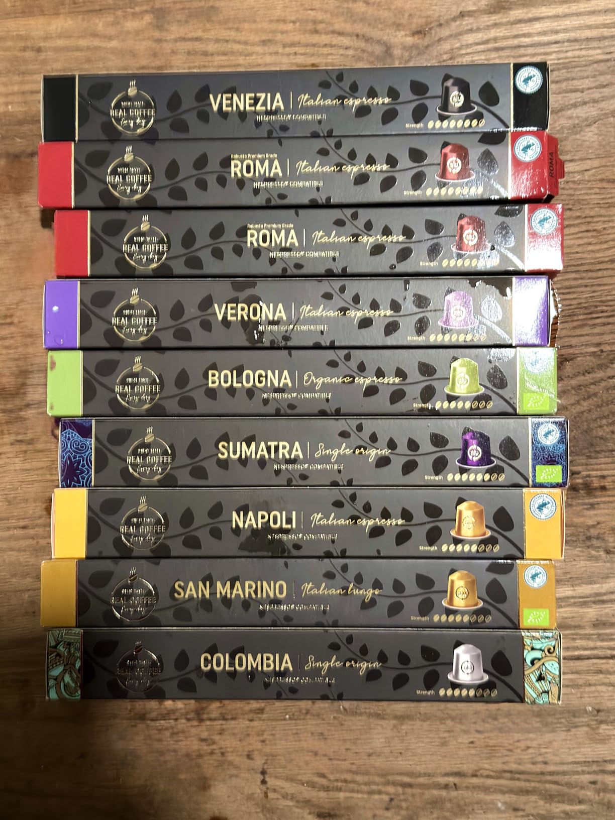 Mixed Variety Pack for Nespresso Original Machines | 100 Aluminum Capsules | 9 Unique Italian Flavors | Made in Italy | Espresso Coffee Pods Compatible Only with Nespresso Original Line Machine customer photo 2