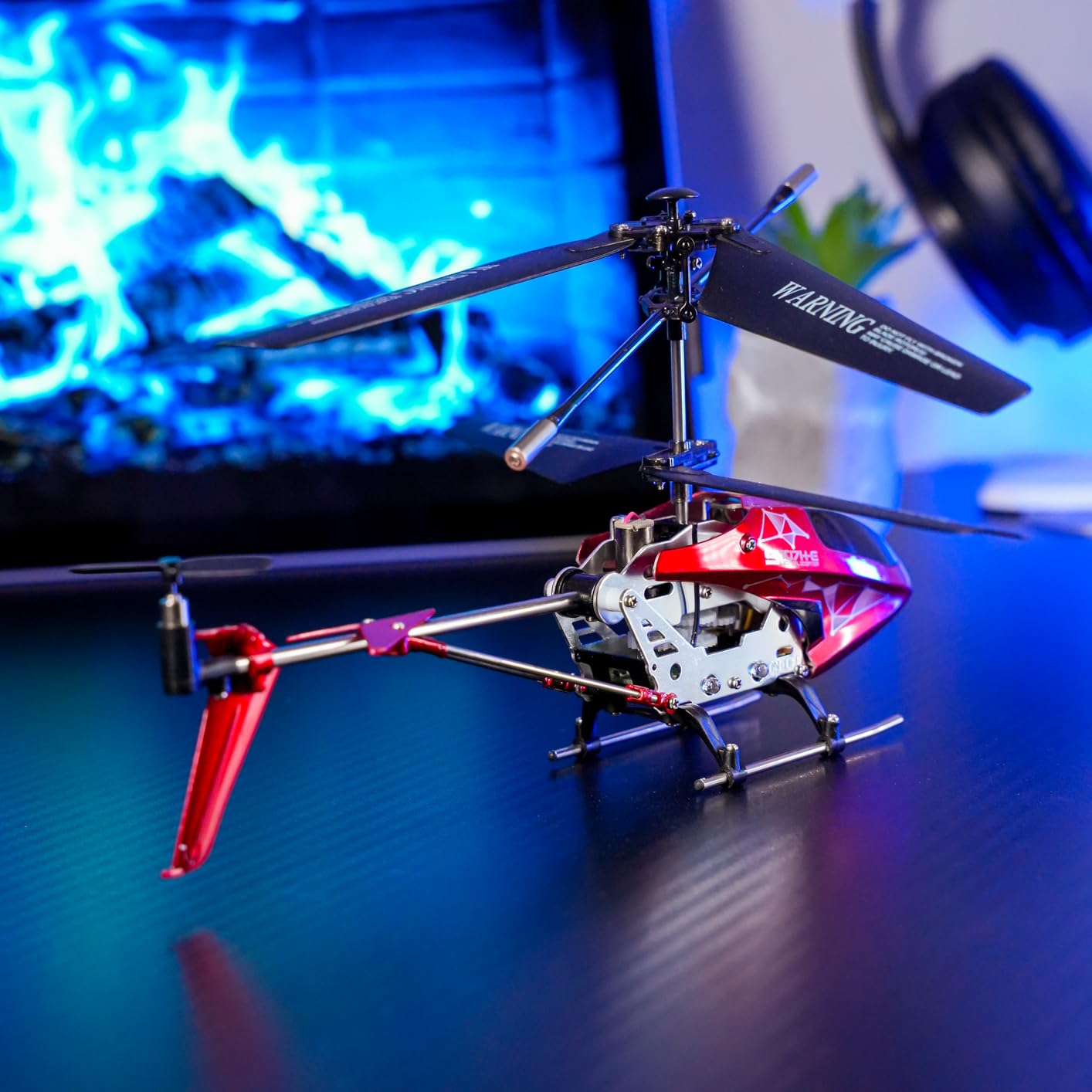 SYMA S107H-E RC Helicopter for Kids, Alloy Body, Altitude Hold, Red customer photo 2