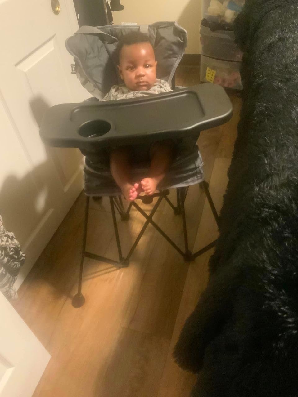 Baby Delight Go with Me Uplift Deluxe Portable High Chair, Indoor and Outdoor,Slate Grey customer photo 1