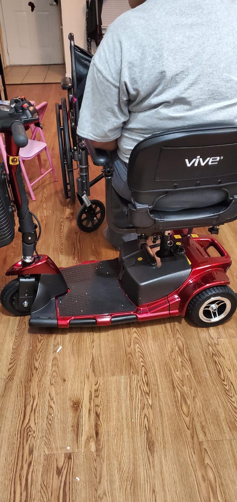 Vive 3 Wheel Mobility Scooter - Electric Powered Mobile Wheelchair Device customer photo 2