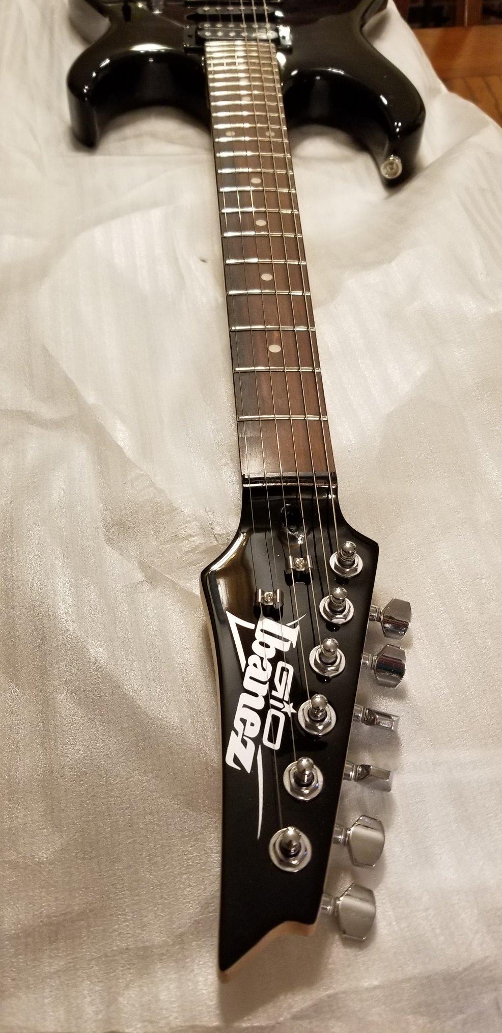 Ibanez Gio GRX70QA - Transparent Violet Sunburst customer photo 2