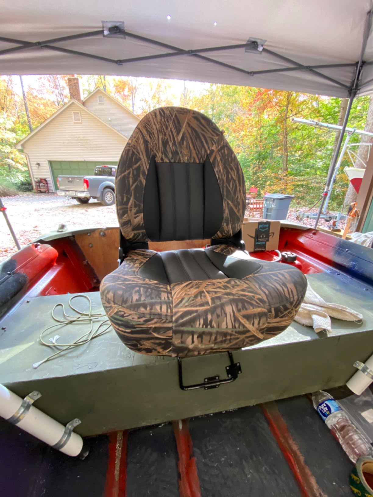 Tempress 68450 Probax High-Back Orthopedic Boat Seat - Red/Gray/Carbon customer photo 1