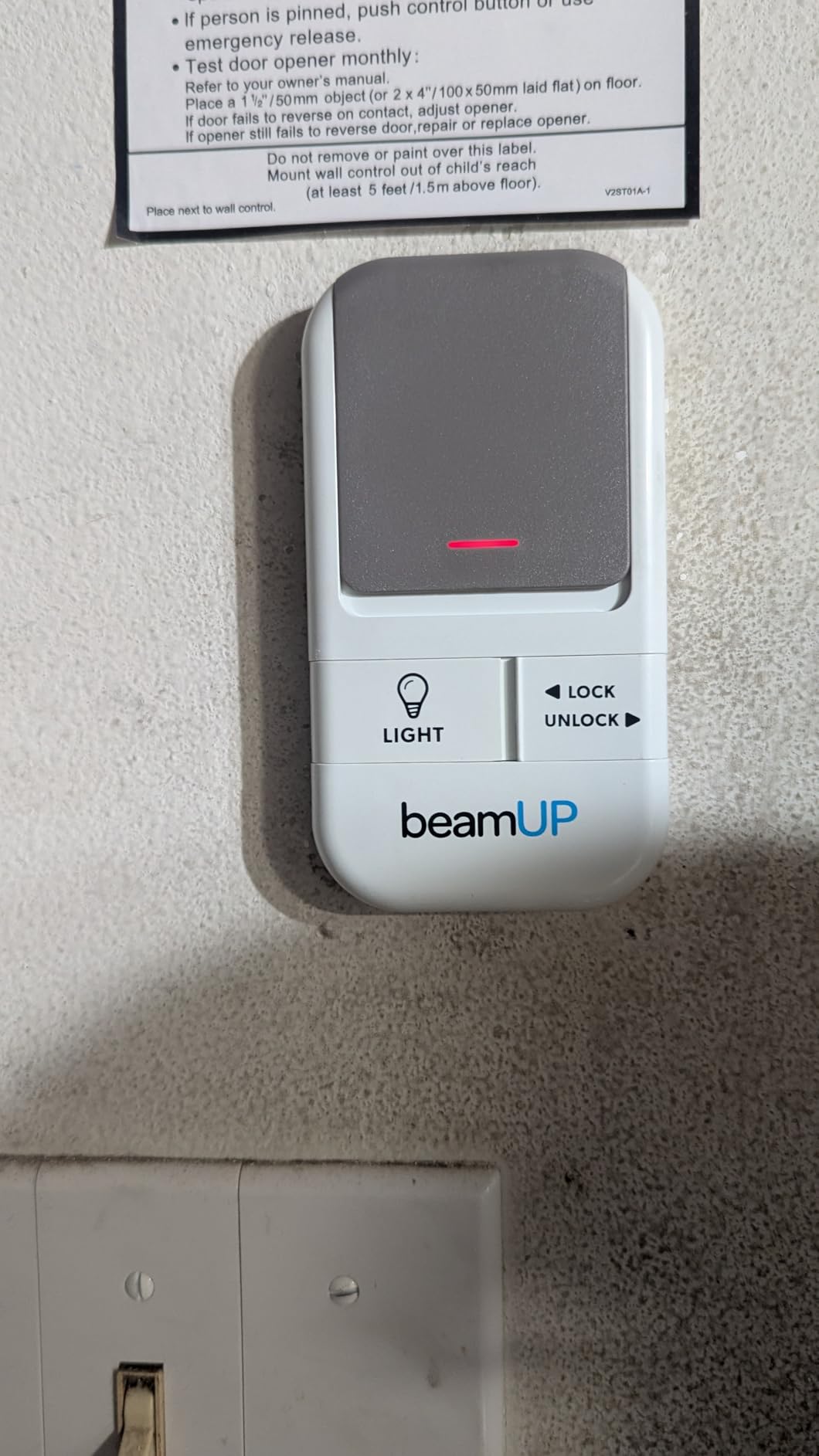Centurion BU800 Two Car Smart Garage Door Opener, Ultra-Reliable 1-1/4 Horsepower Equivalent DC Motor, Integrated Edge-to-Edge 3000-Lumen LED, with Beam Home App for Smart Garage Control, White customer photo 1