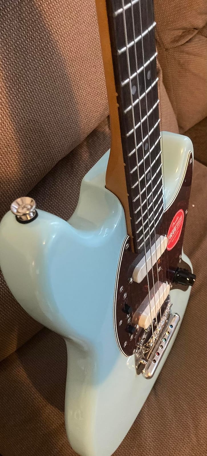 Squier Classic Vibe 60s Mustang Short Scale Electric Guitar, Sonic Blue customer photo 2