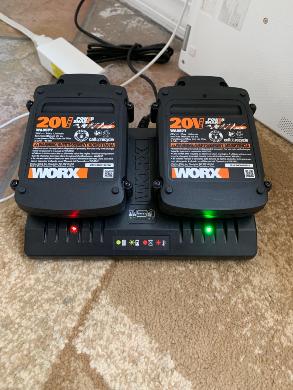 WORX Cordless Leaf Blower, 40V Electric Blower for Daily Lawn Care, WG584 customer photo 1