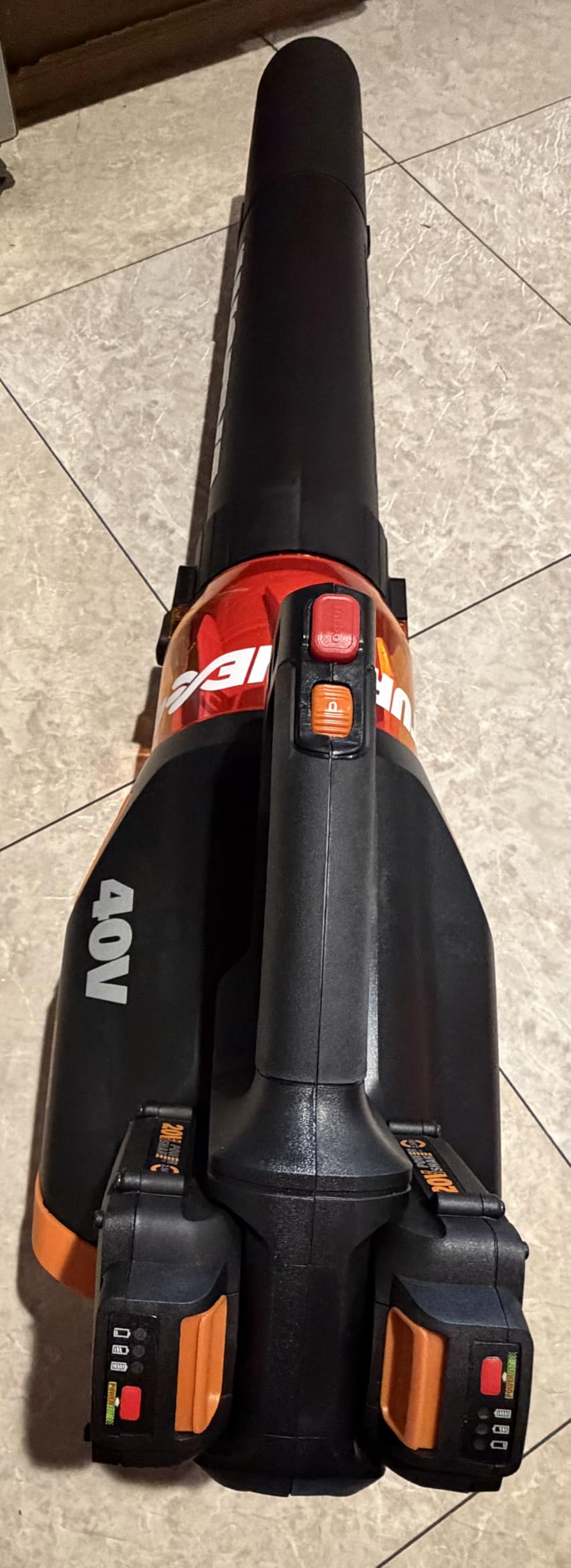 WORX Cordless Leaf Blower, 40V Electric Blower for Daily Lawn Care, WG584 customer photo 2