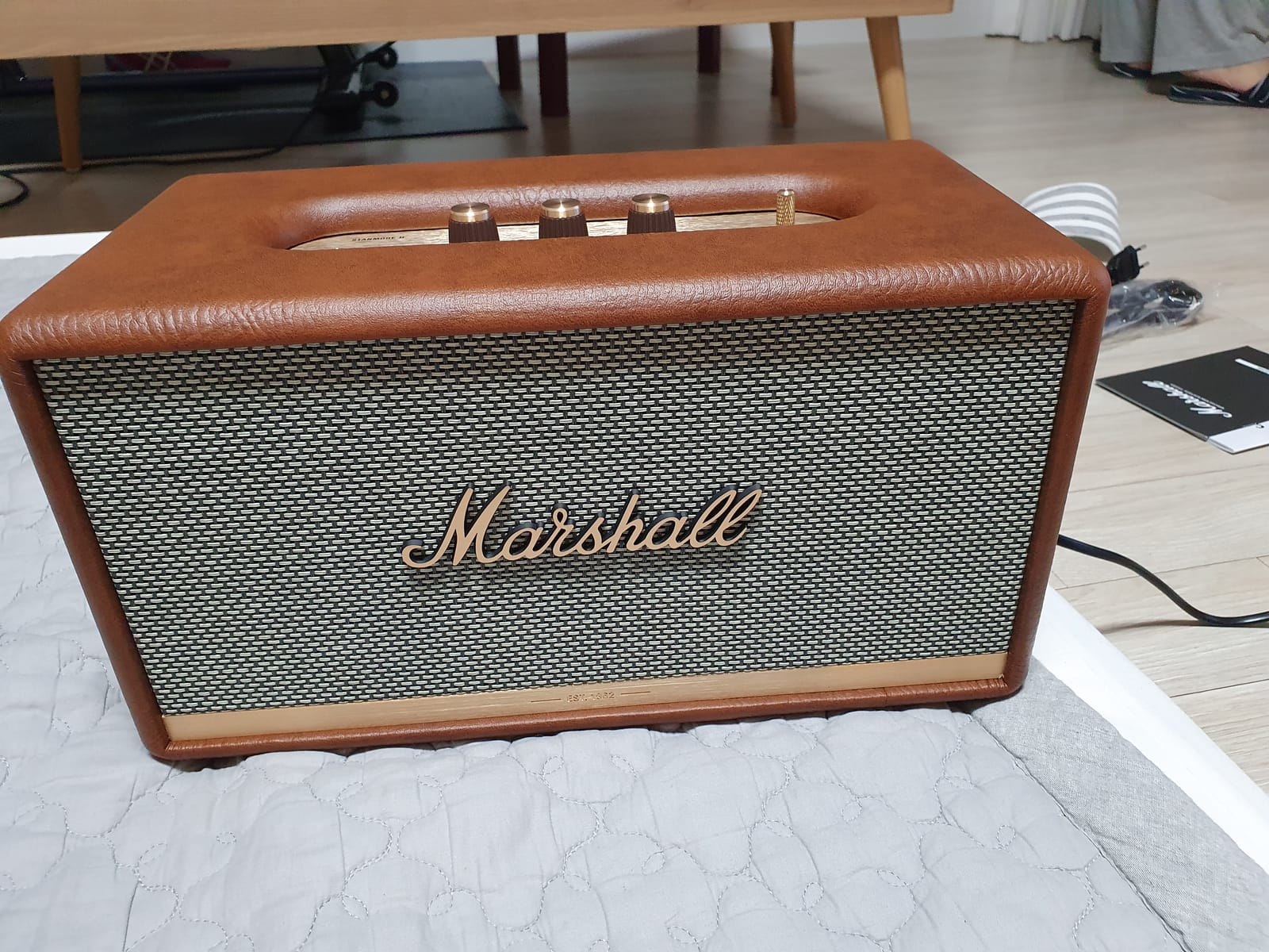 Marshall Stanmore II Bluetooth Speaker, Brown customer photo 2
