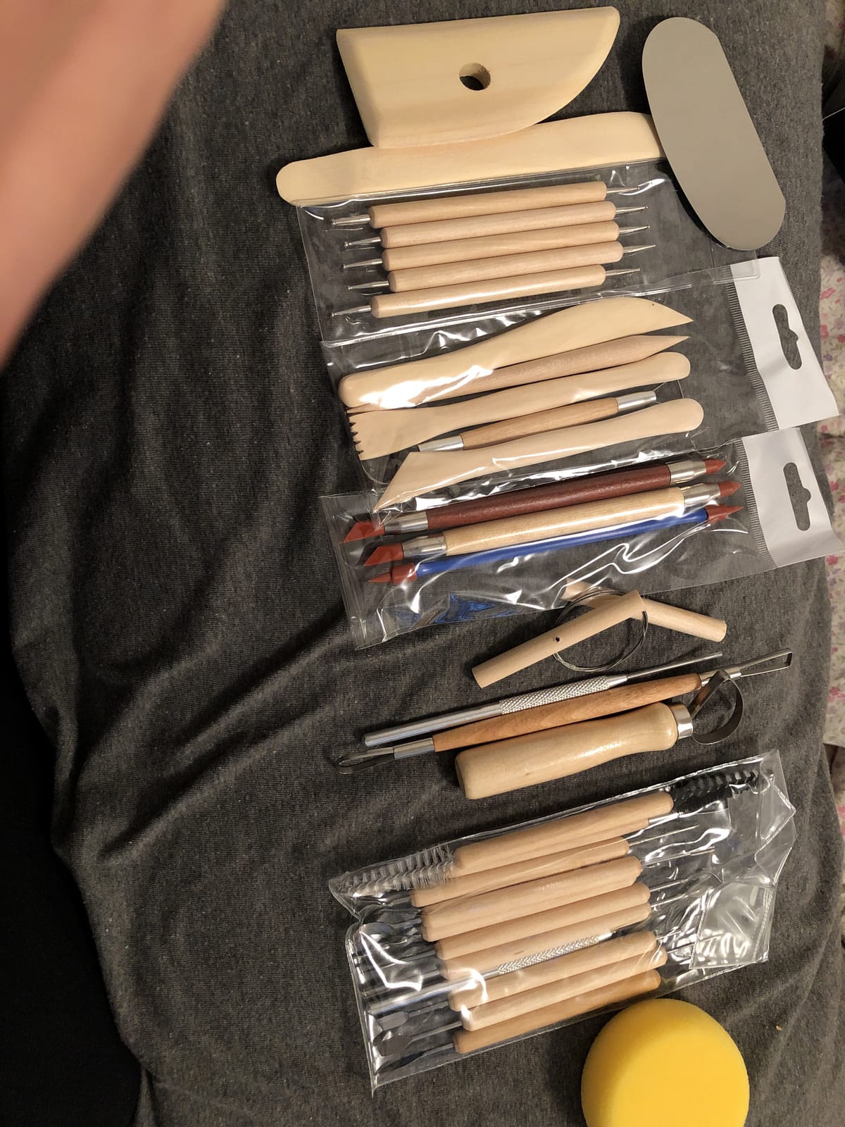 Pottery Sculpting Tools 32PCS Ceramic Clay Carving Tools Set for Crafts Polymer Clay Club,Dotting,Modeling,Shaping Trimming,Hobbyists,Artists customer photo 2