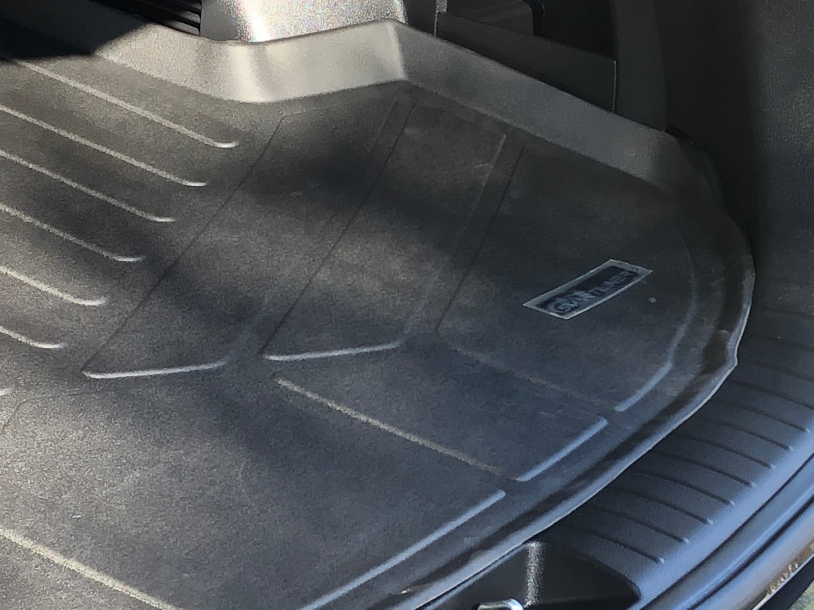 SMARTLINER All Weather Custom Fit Cargo Liner Trunk Floor Mat Compatible with 2019-2020 Hyundai Santa Fe customer photo 2