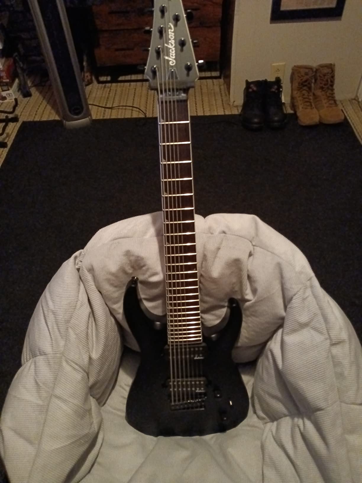 Jackson JS Series Dinky JS32-8 - Satin Black with Amaranth Fingerboard customer photo 2