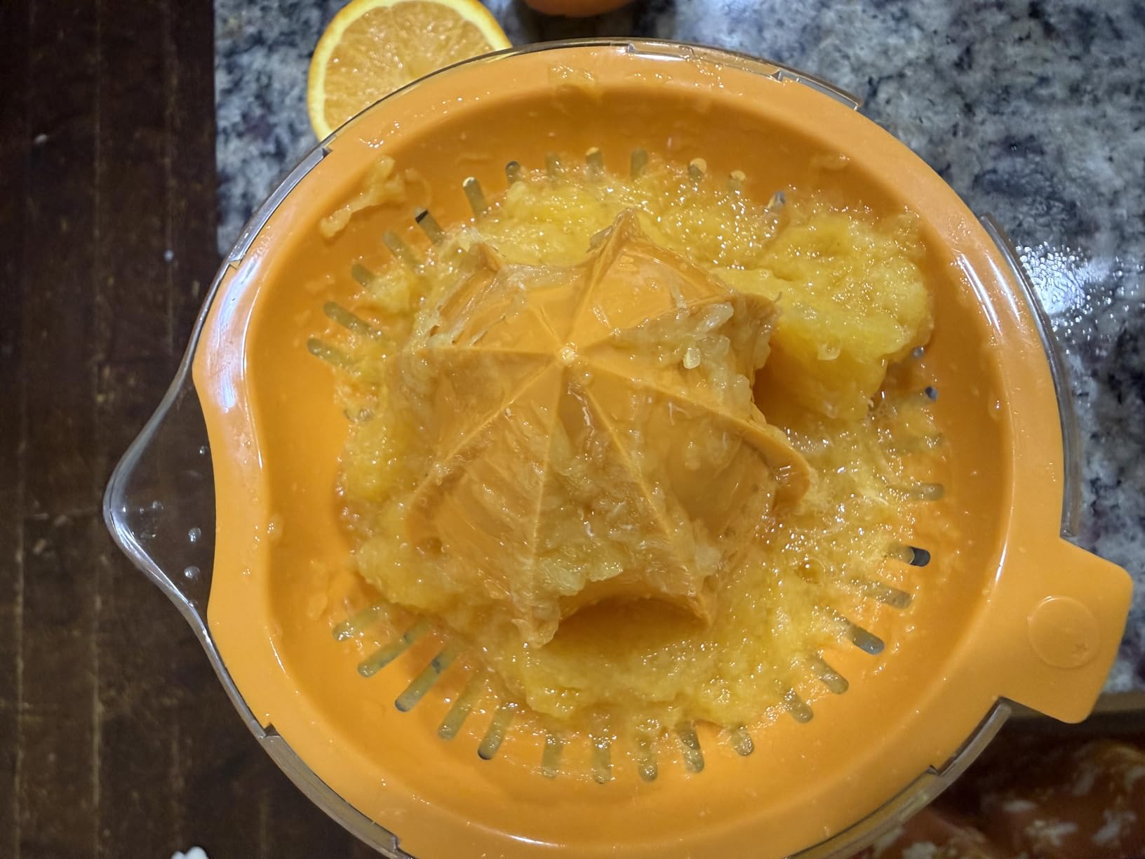 OXO Good Grips 2-in-1 Citrus Juicer - Orange & Yellow customer photo 1