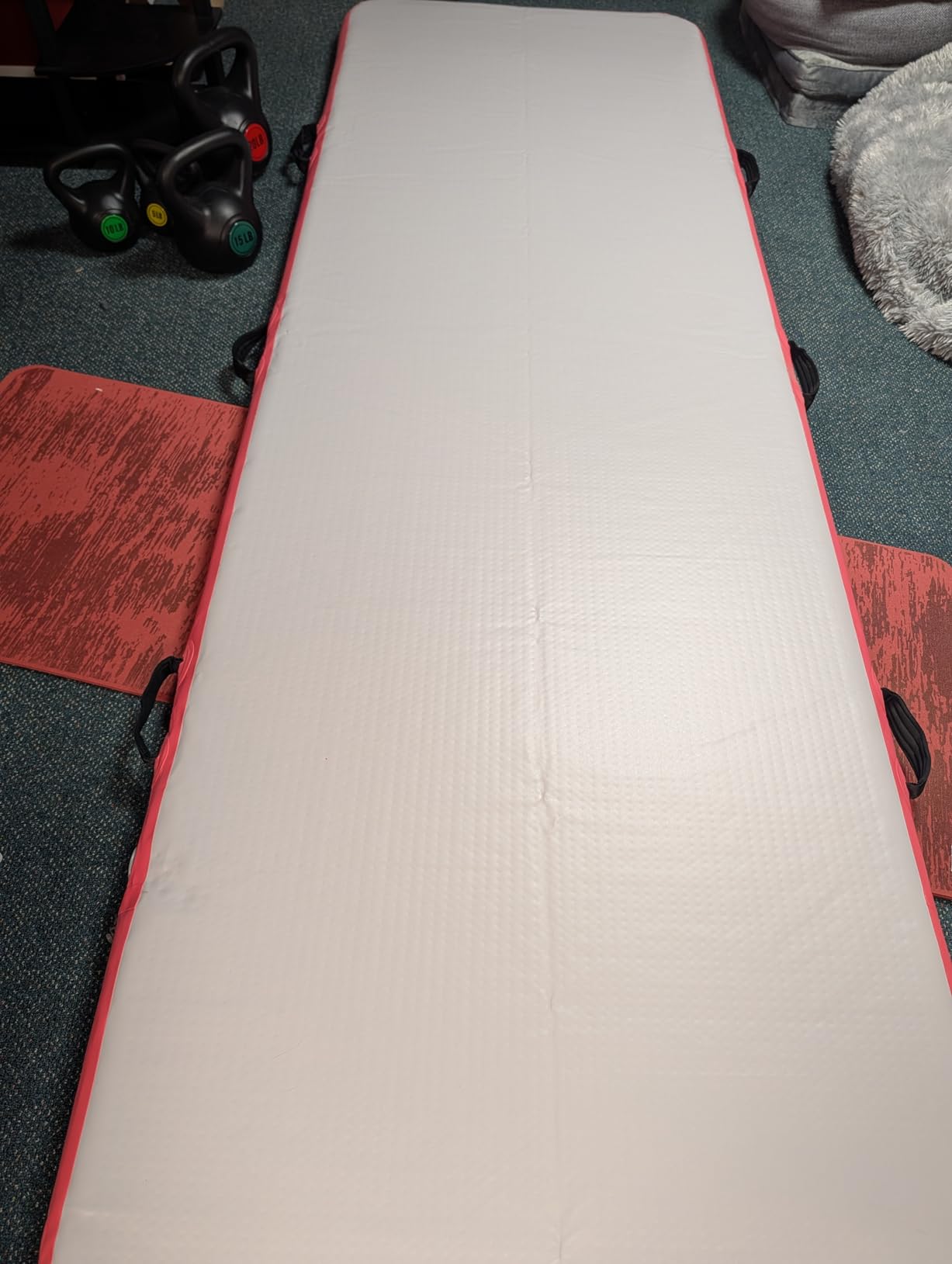 Tuxedo Sailor Inflatable Gymnastics Tumbling Mat Tumble Track Thickness Floor Mat With Electric Air Pump for Gymnastics/Training/Home/Cheerleading/Water/Gym/Yoga customer photo 2