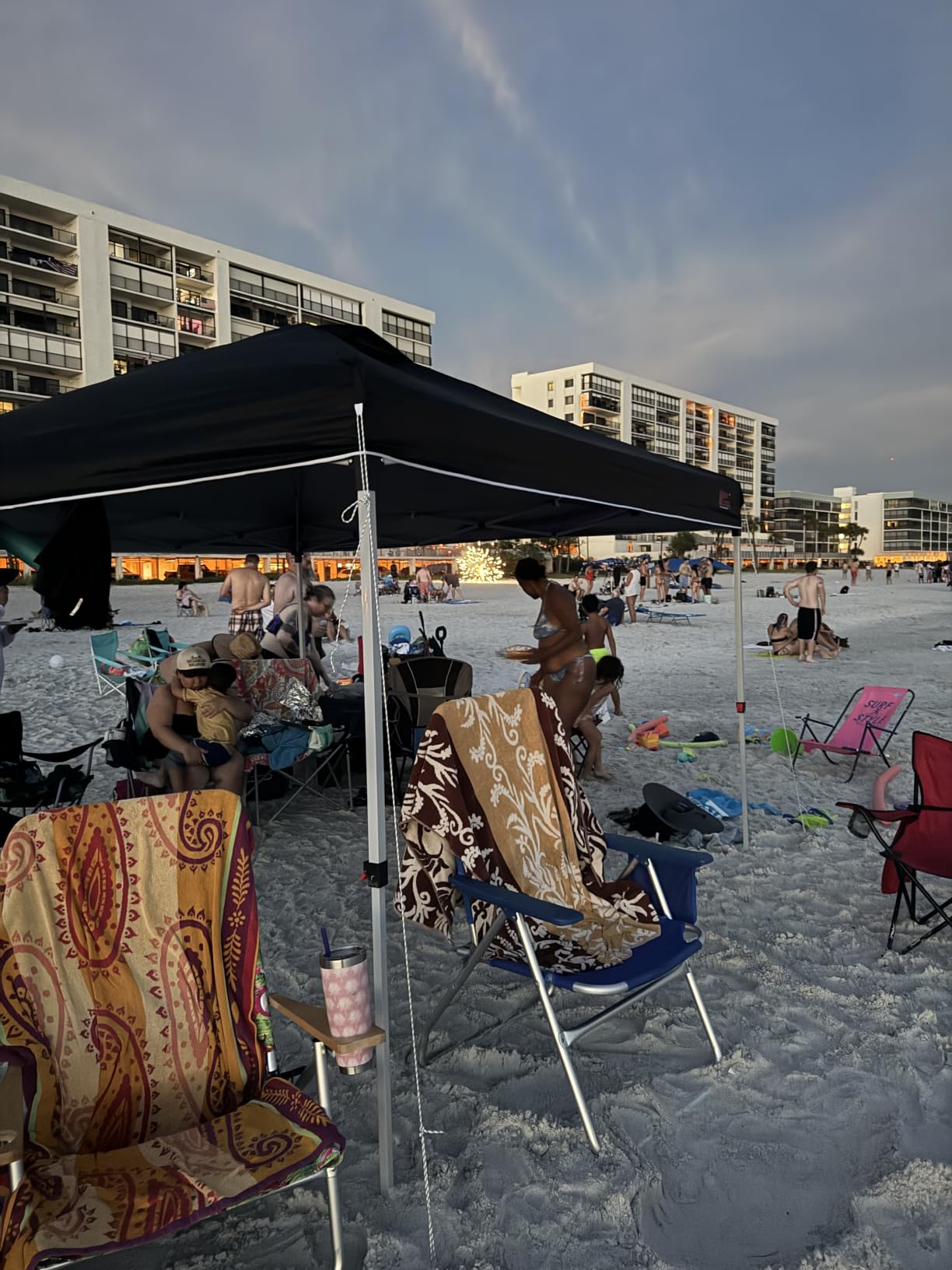 MASTERCANOPY 10x10 Durable Pop Up Canopy Tent with Roller Bag, White customer photo 2