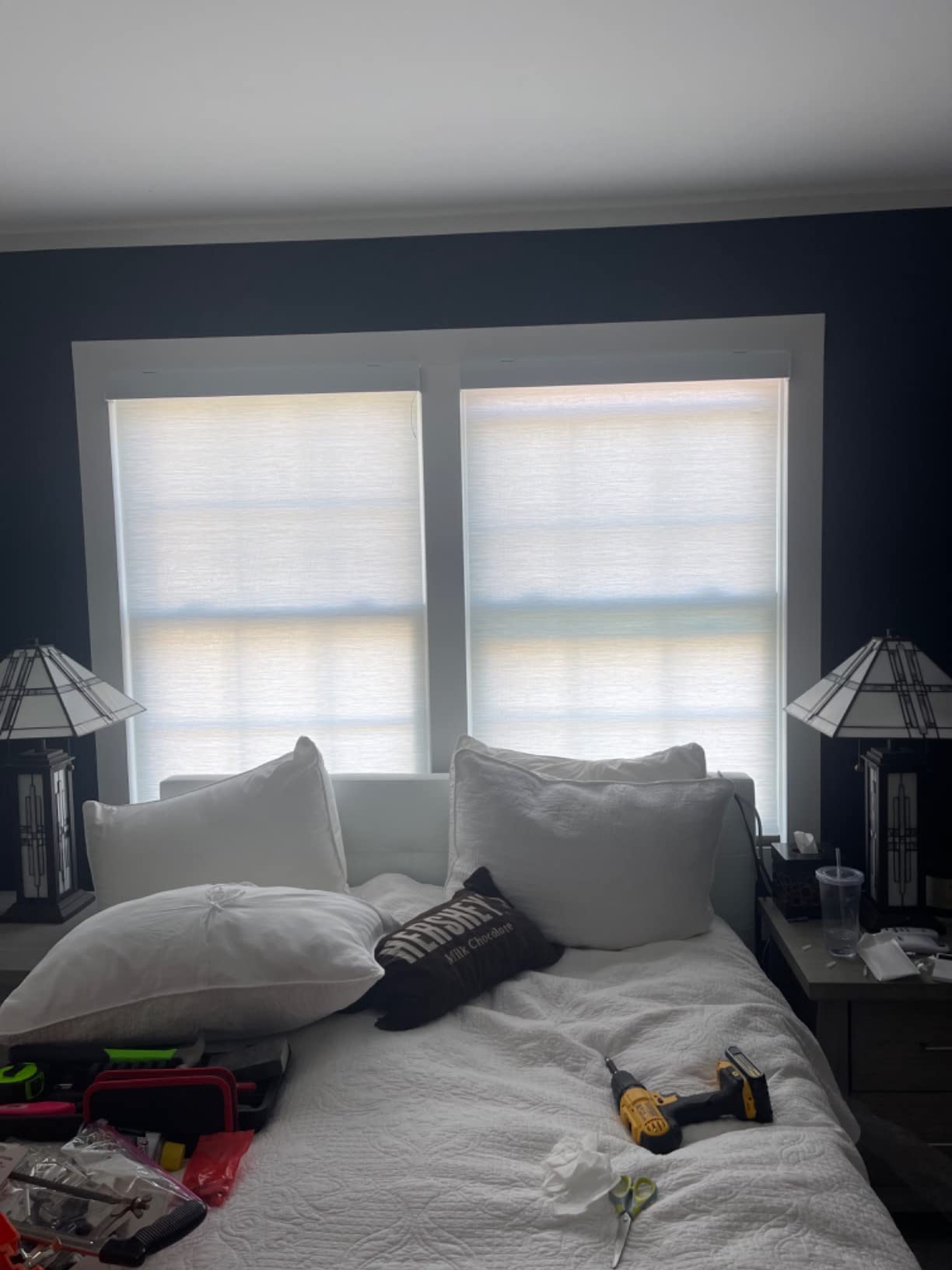 Yoolax Motorized Blinds with Remote, Light Filtering Smart Window Blinds customer photo 1
