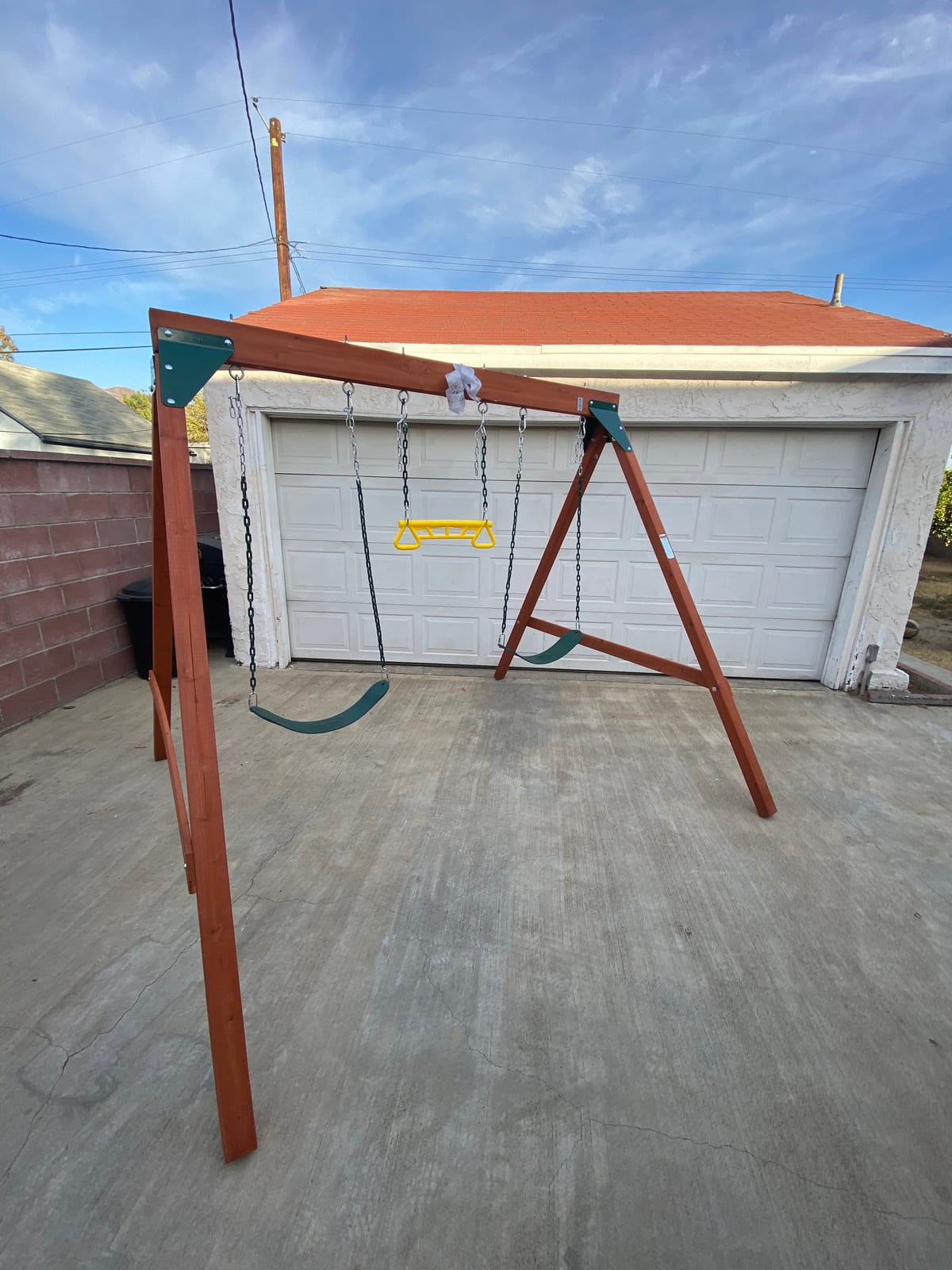 Swing-N-Slide PB 8360 Ranger Wooden Swing Set with Swings, Brown (Amazon Exclusive) customer photo 2