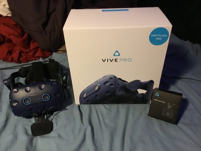 HTC Vive Pro Eye Virtual Reality Headset Only customer photo 1