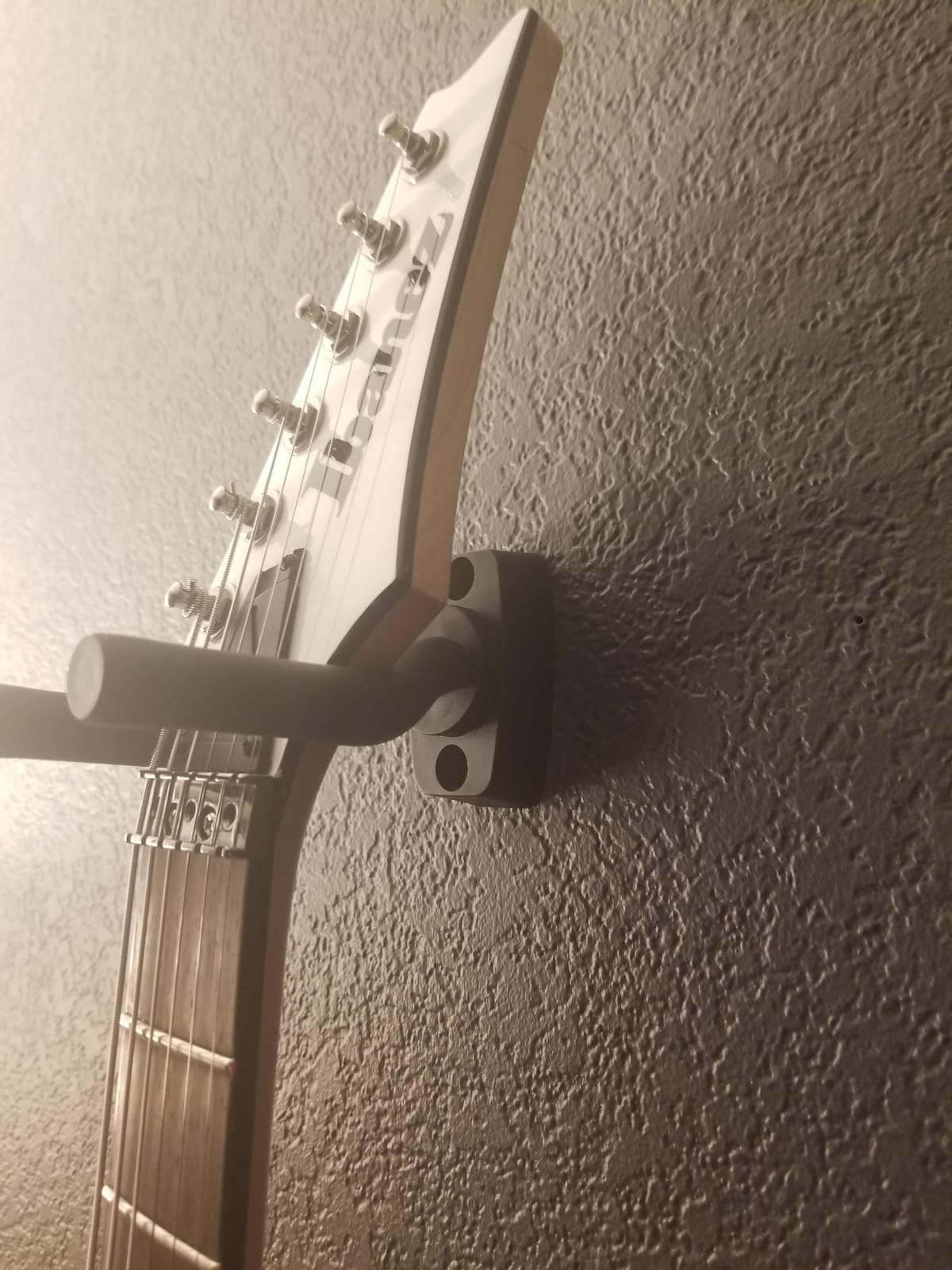 Guitar Hanger Wall Mount 4 Pack, Guitar Holder Wall Mount Hook Stand Display with Screws - Easy to Install - Fits All Size Guitars, Bass, Mandolin, Banjo, Ukulele customer photo 2
