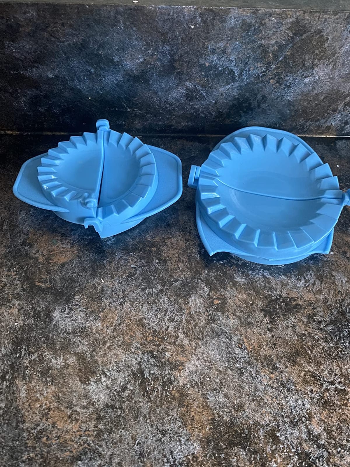 Machika Empanada Maker Press | Empanada Press With Crimped Edges | Food Safe Empanadas work as Dough Press Meat Cutter Machine Half Moon Design Dough Cutter | Set of 4 Sizes Included 3” 4” 5” 6'' I customer photo 1