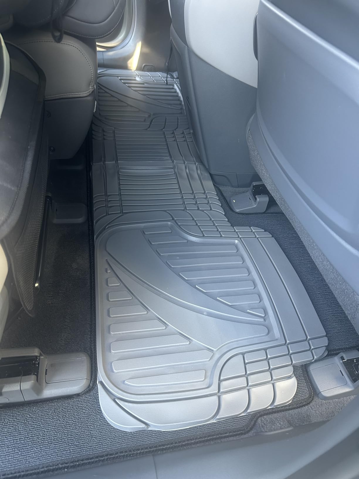 Motor Trend FlexTough Advanced Heavy Duty Black Rubber Car Floor Mats & Cargo Liner for SUV & Car Full Set - Universal Trim to Fit All Weather Automotive Floor Mat & Cargo Liners for SUV, Car, & Van customer photo 2